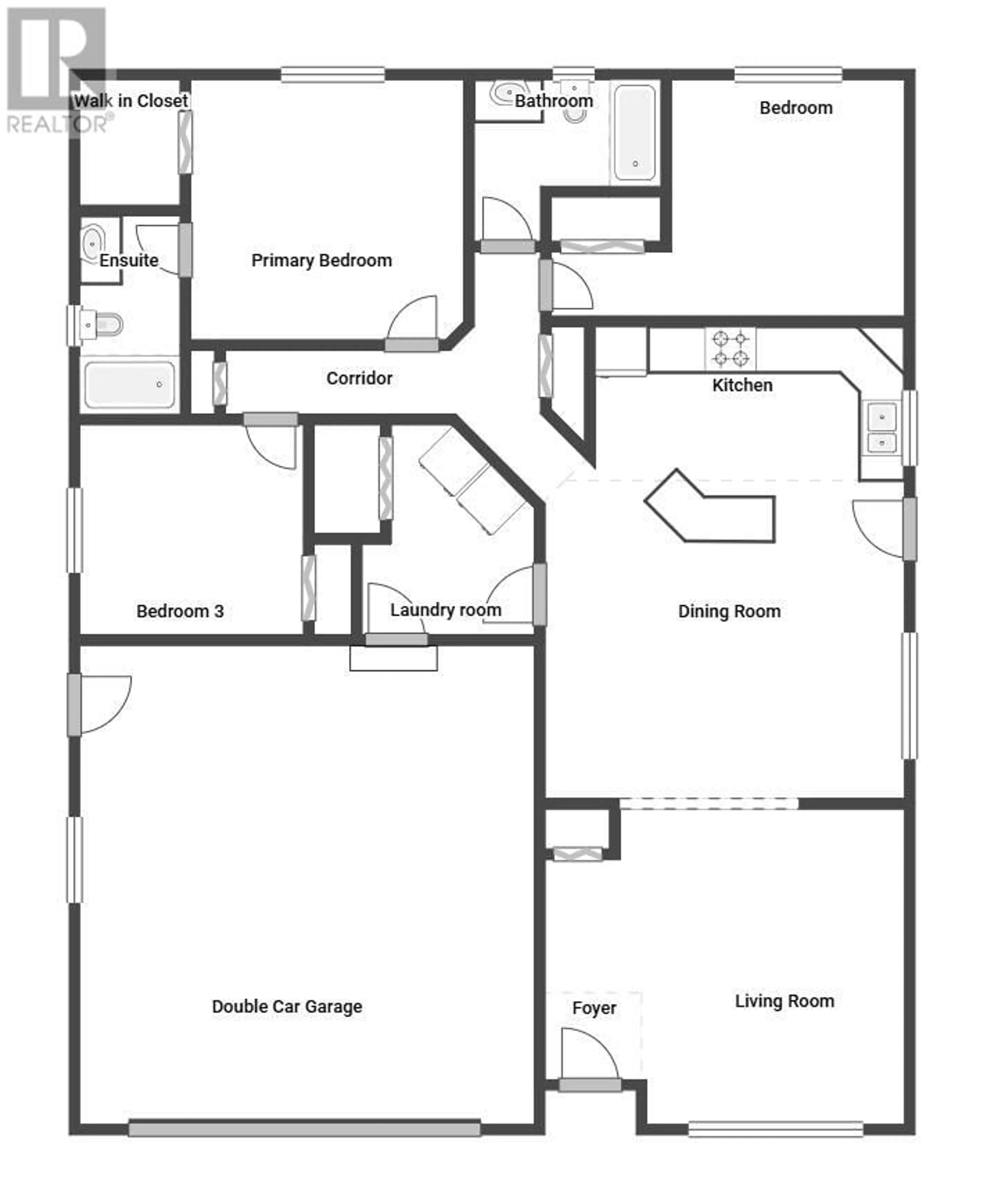 Floor plan for 1840 Oliver Ranch Road Unit# 20, Okanagan Falls British Columbia V0H1R0