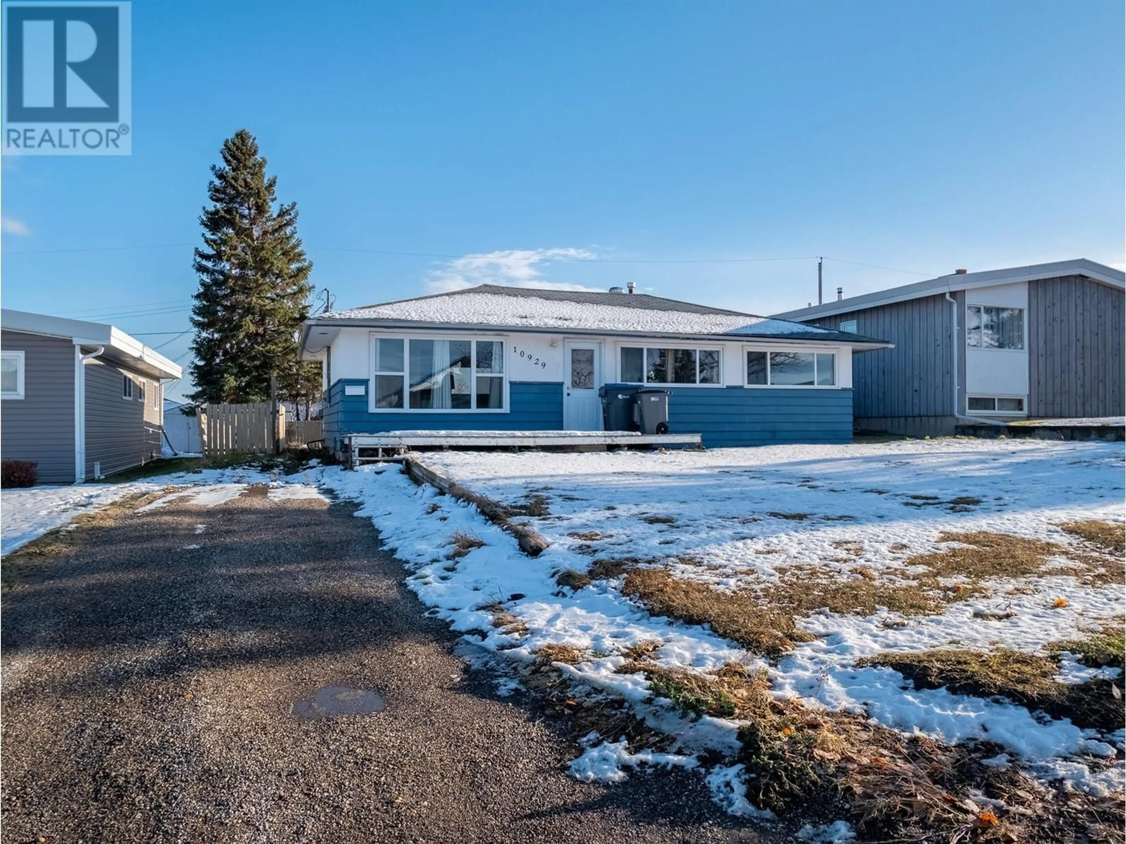 A pic from exterior of the house or condo, the front or back of building for 10929 Turgeon Drive, Dawson Creek British Columbia V1G2W9