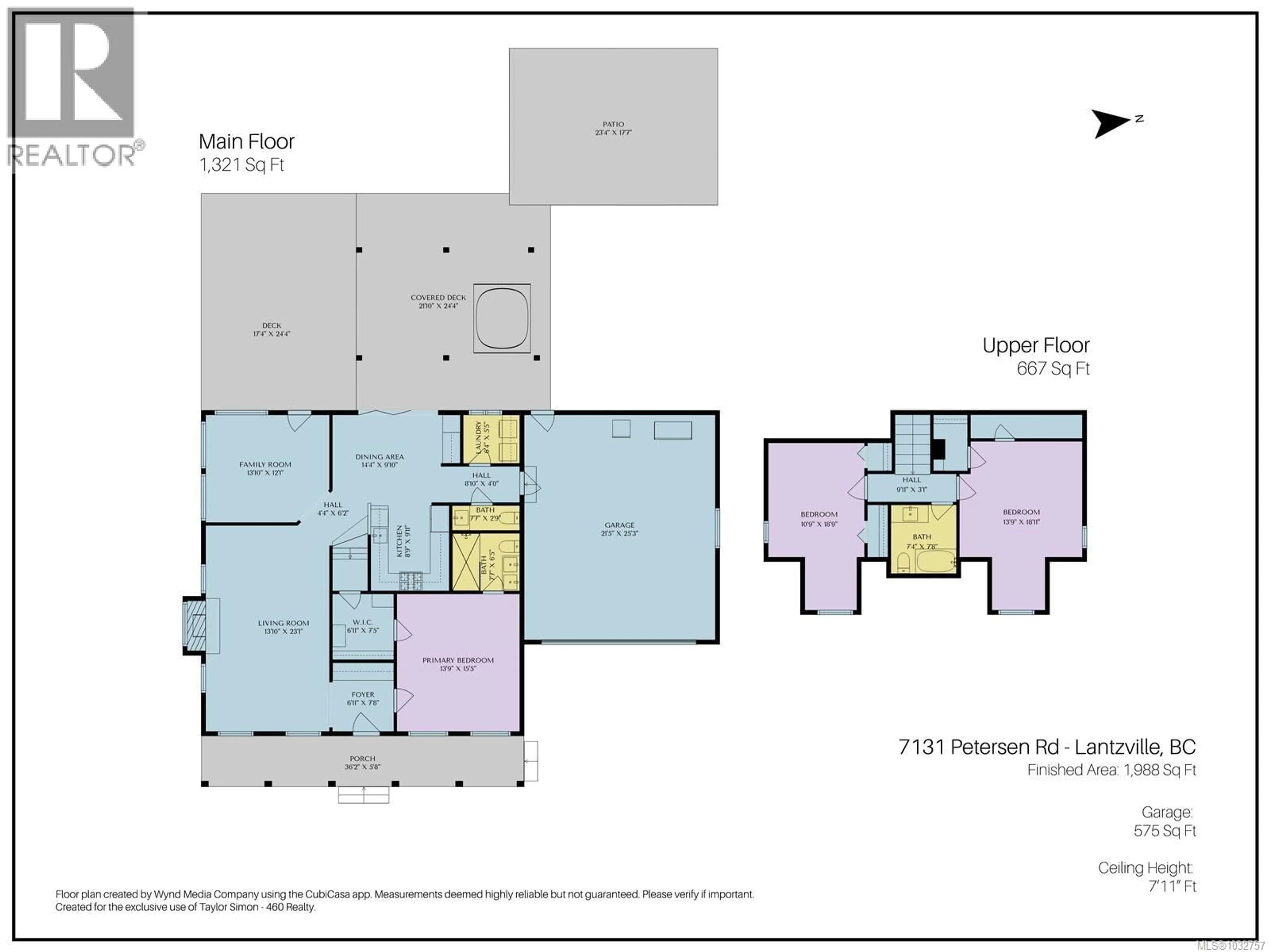 Floor plan for 7131 PETERSON ROAD, Lantzville British Columbia V0R2H0
