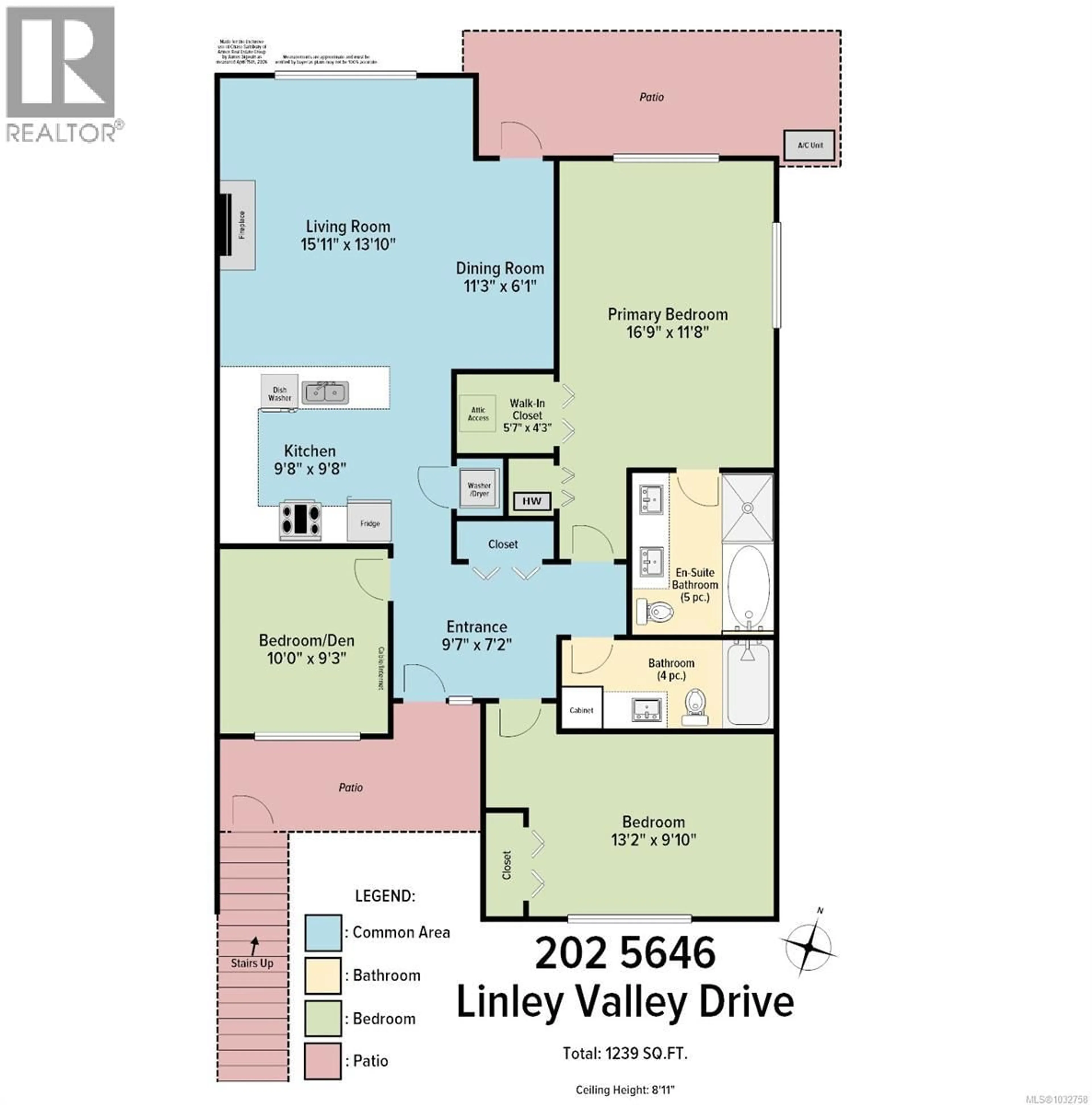 Floor plan for 202 - 5646 LINLEY VALLEY DRIVE, Nanaimo British Columbia V9T0K1