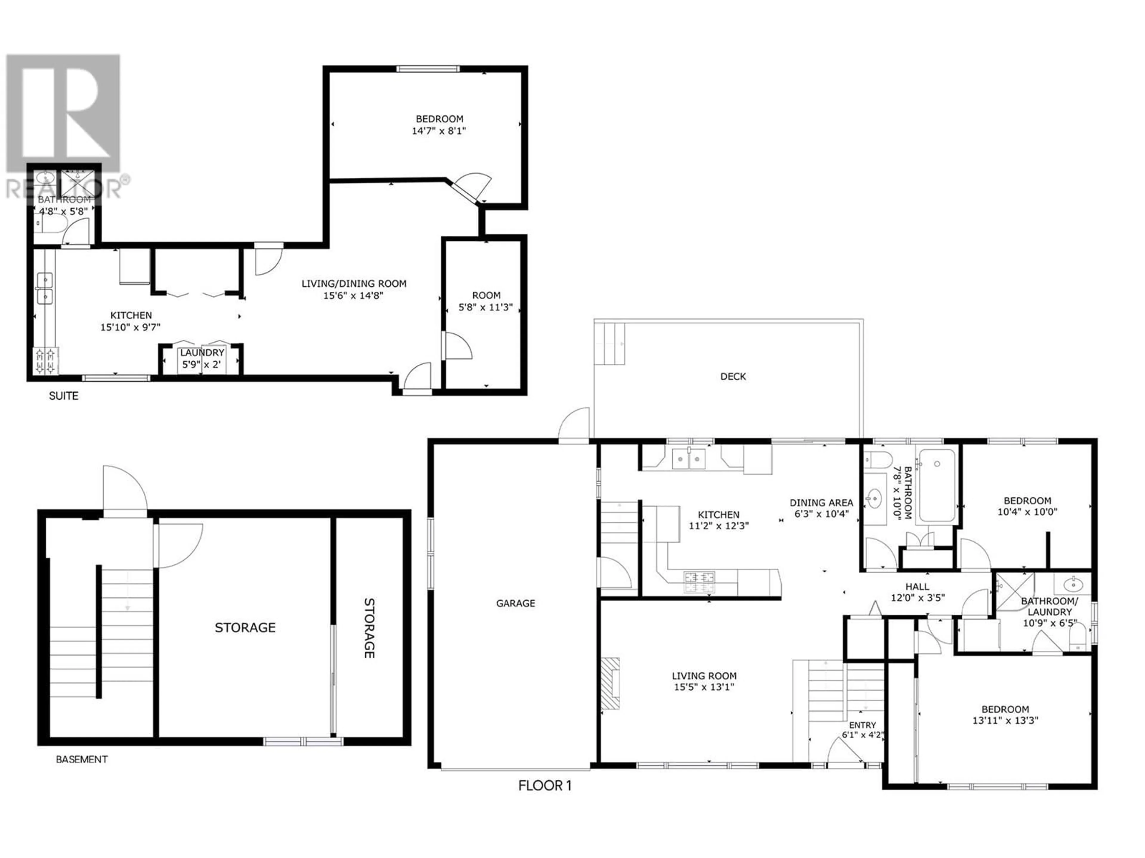 Floor plan for 460 McDonald Road, Kelowna British Columbia V1X3H2