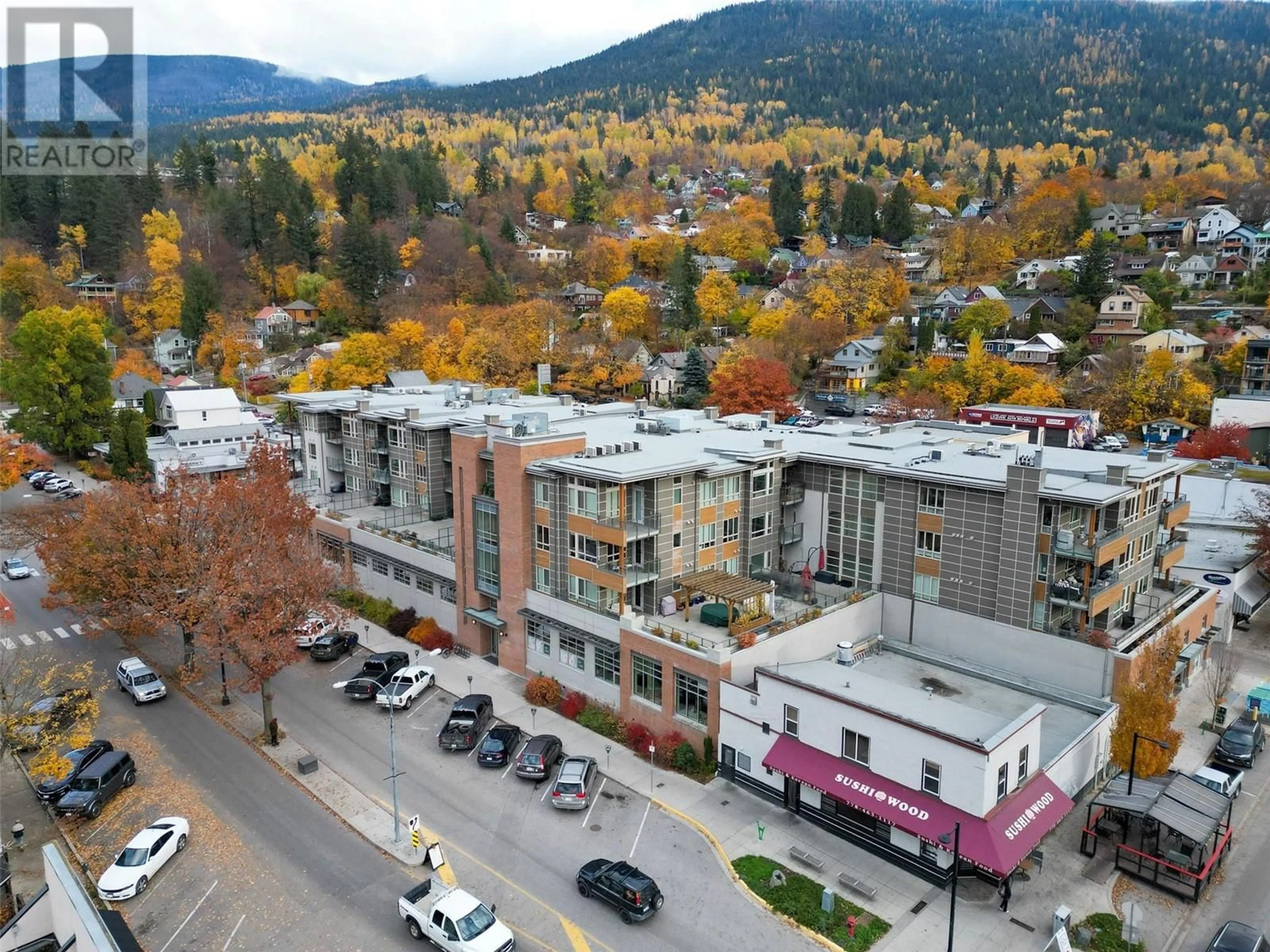 A pic from exterior of the house or condo, the street view for 710 VERNON Street Unit# 315, Nelson British Columbia V1L4G2