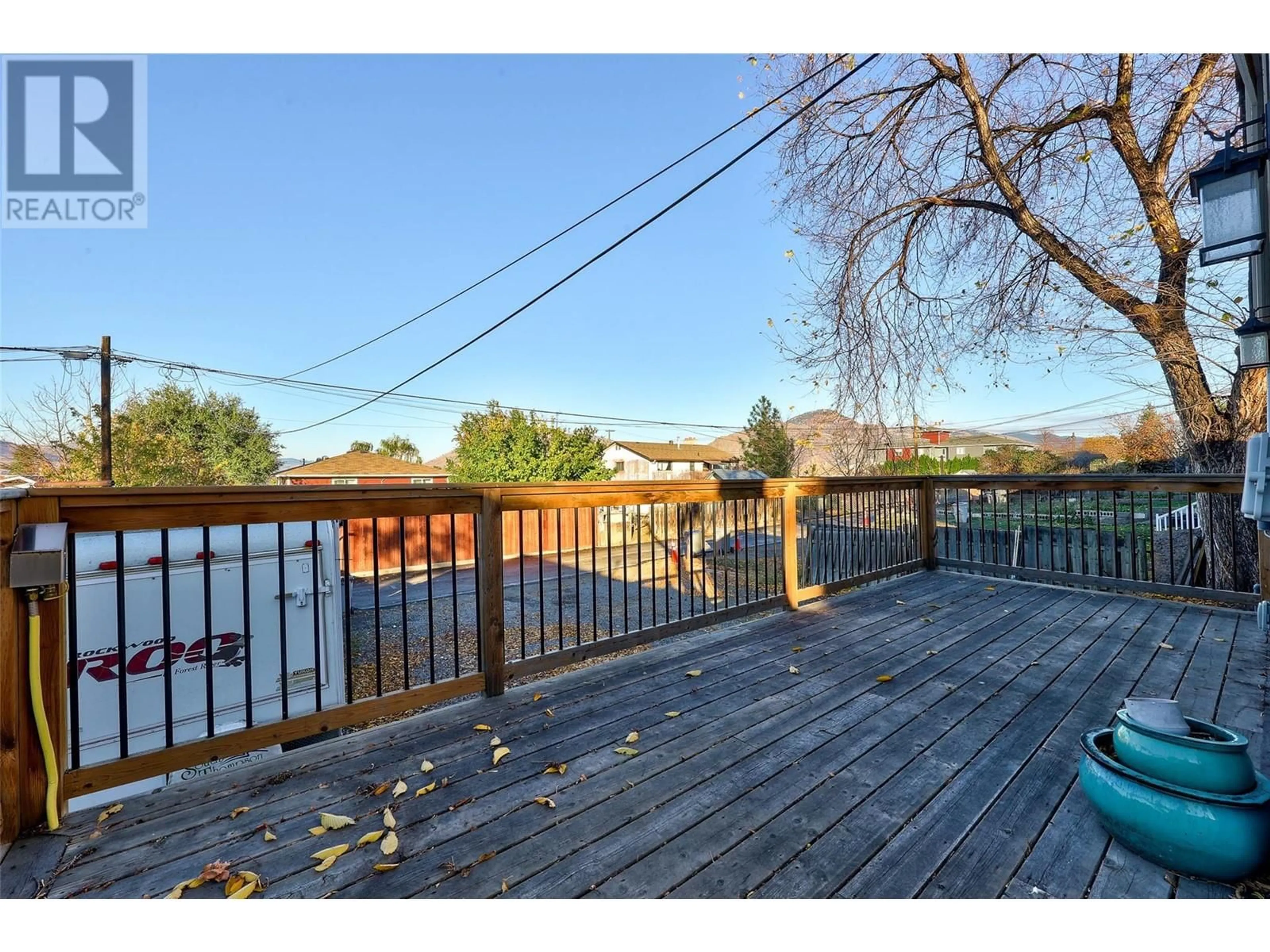 Patio, the fenced backyard for 660 GRANDVIEW Terrace, Kamloops British Columbia V2C1H1