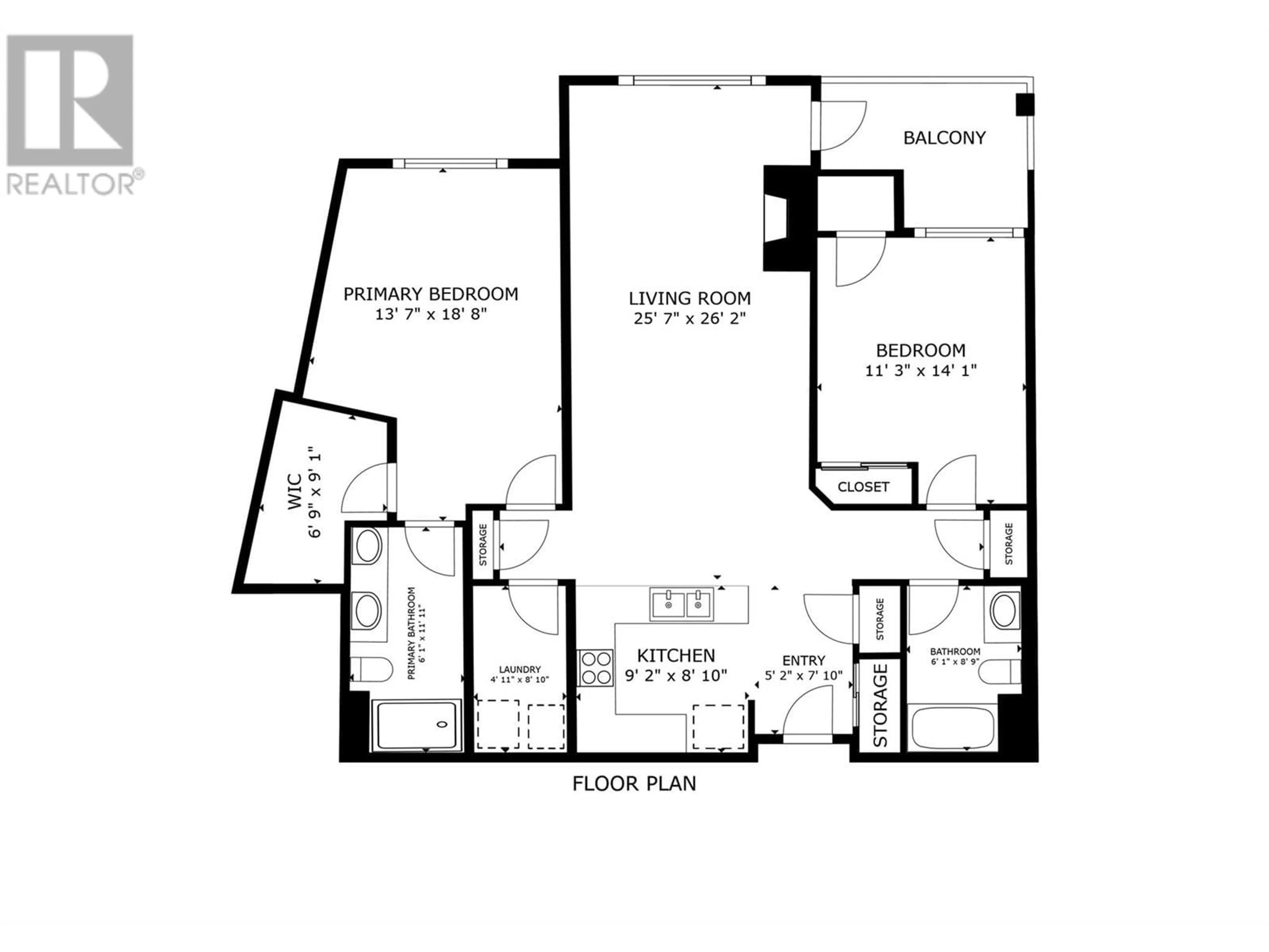 Floor plan for 2770 Auburn Road Unit# 207, West Kelowna British Columbia V4T2C2