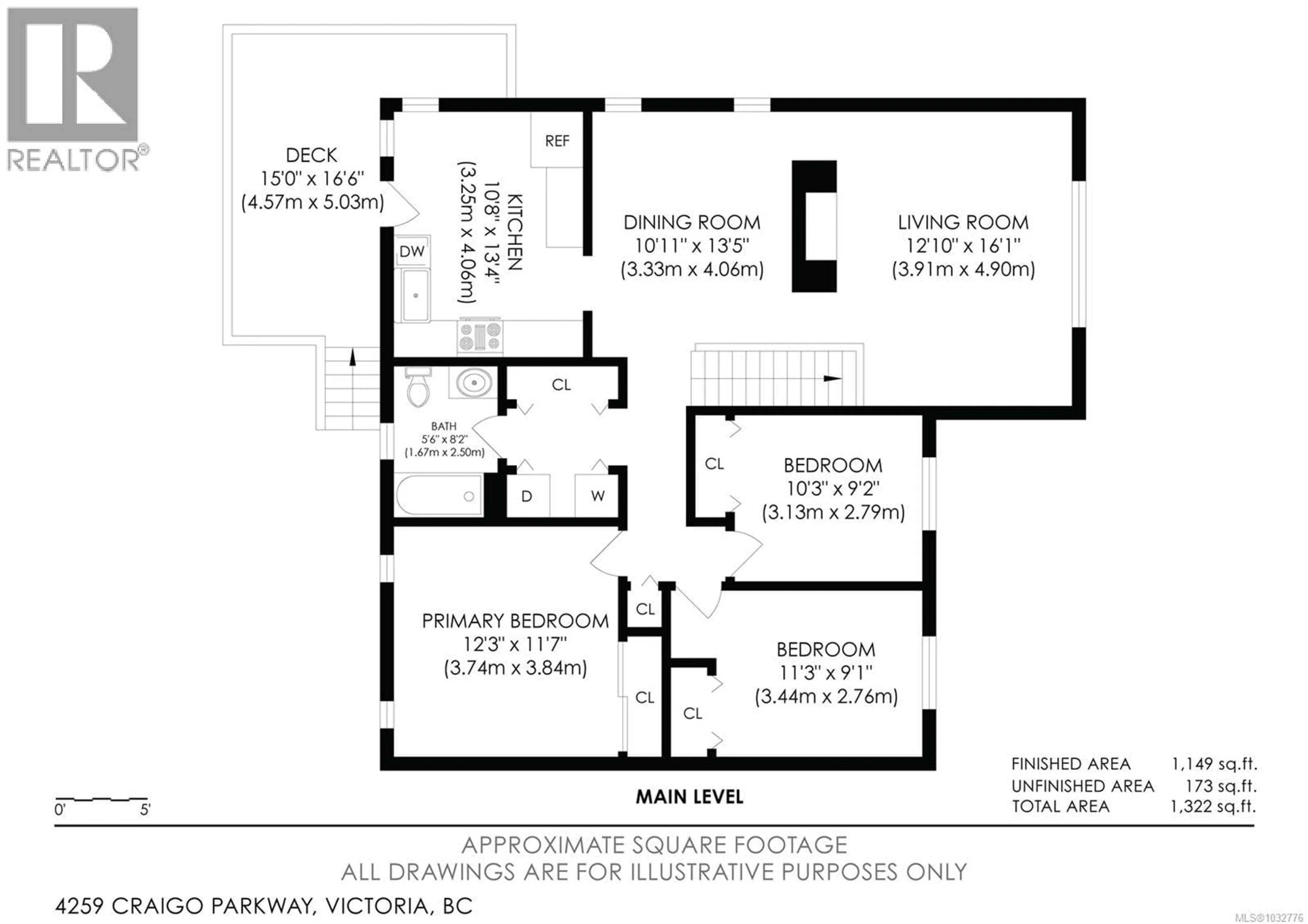 Floor plan for 4259 CRAIGO PARK WAY, Saanich British Columbia V8Z6Y1