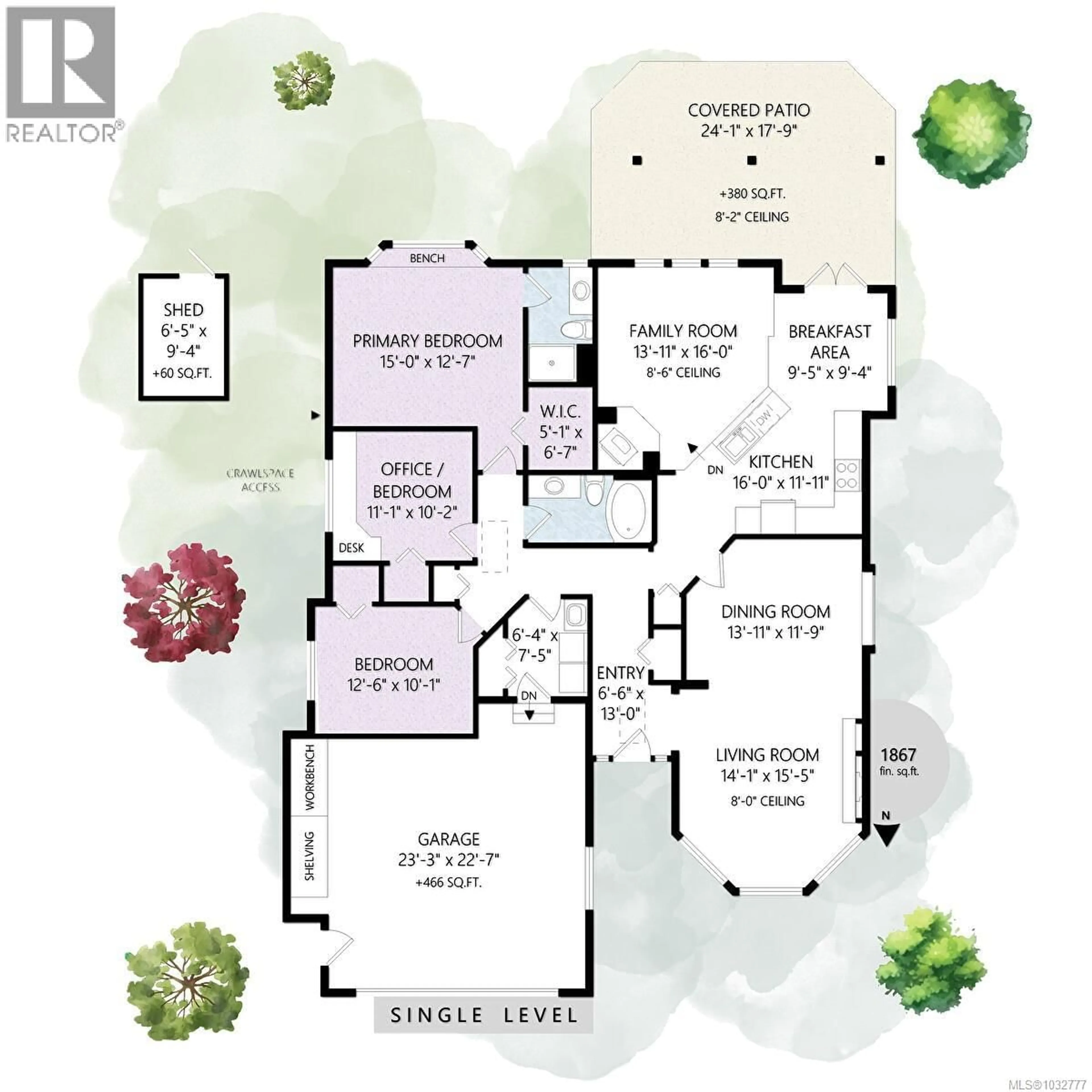 Floor plan for 4604 SUNNYMEAD WAY, Saanich British Columbia V8Y3B7
