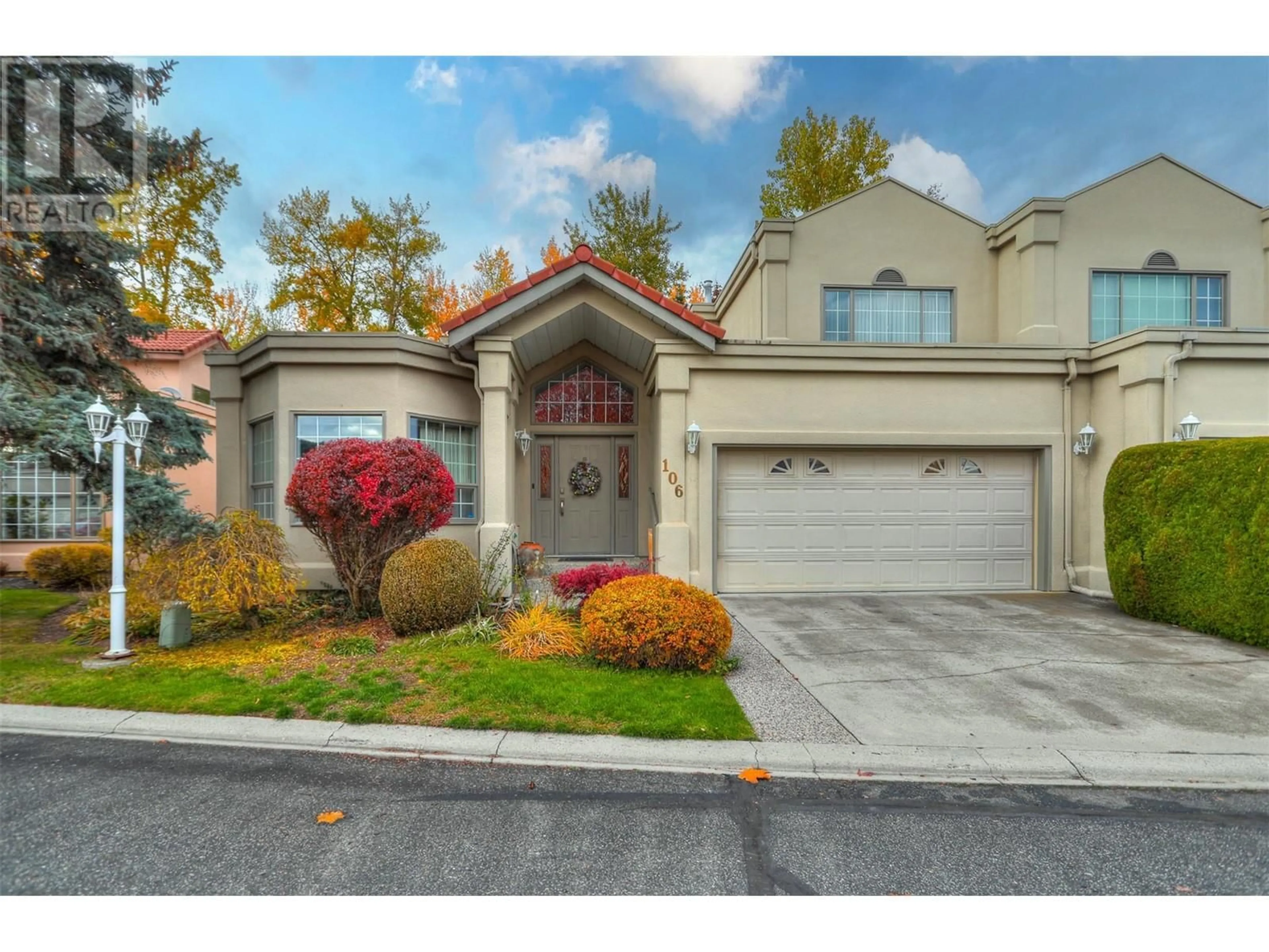 A pic from exterior of the house or condo, the street view for 650 Lexington Drive Unit# 106, Kelowna British Columbia V1W3B6