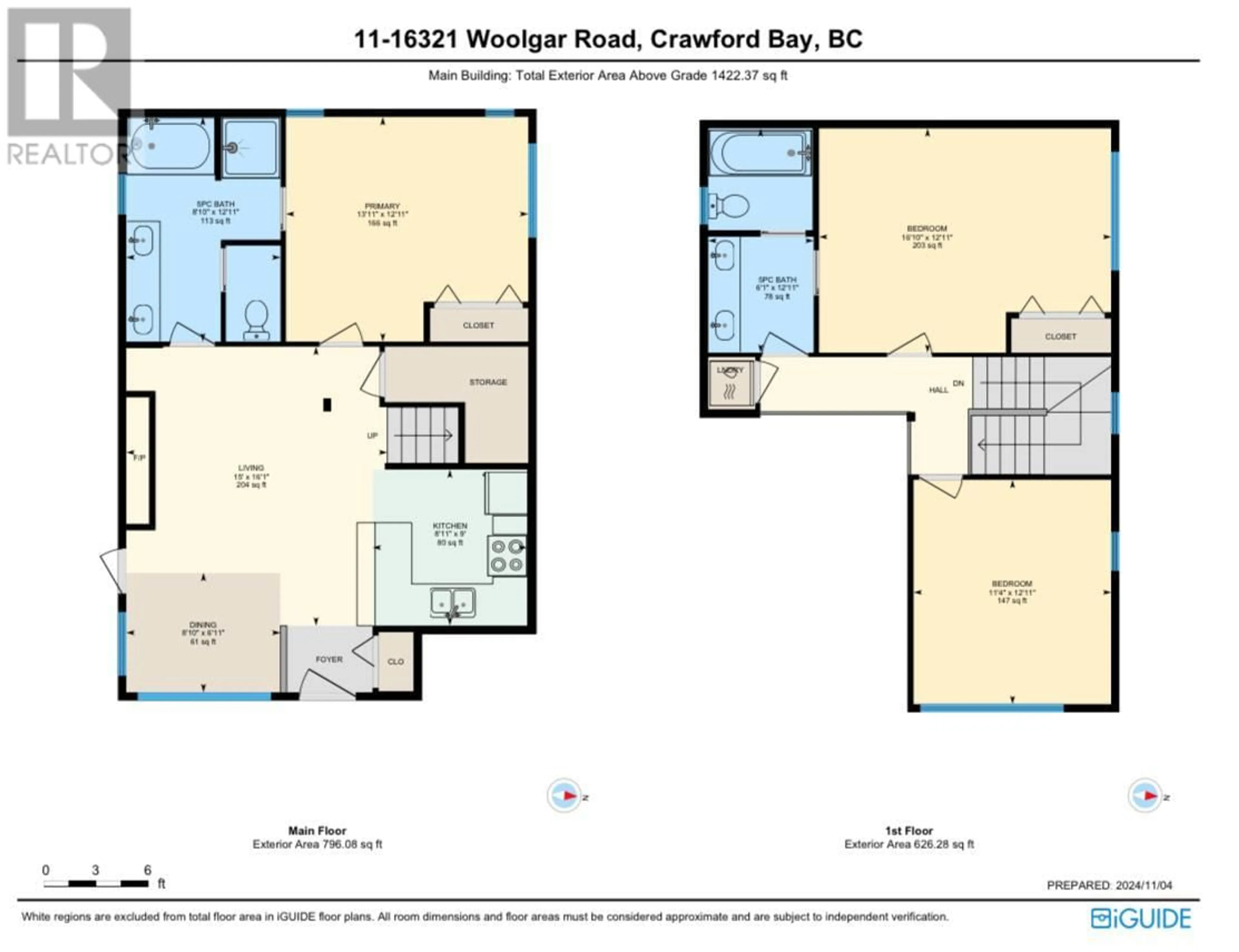 Floor plan for 16321 WOOLGAR Road Unit# 11, Crawford Bay British Columbia V0B1E0