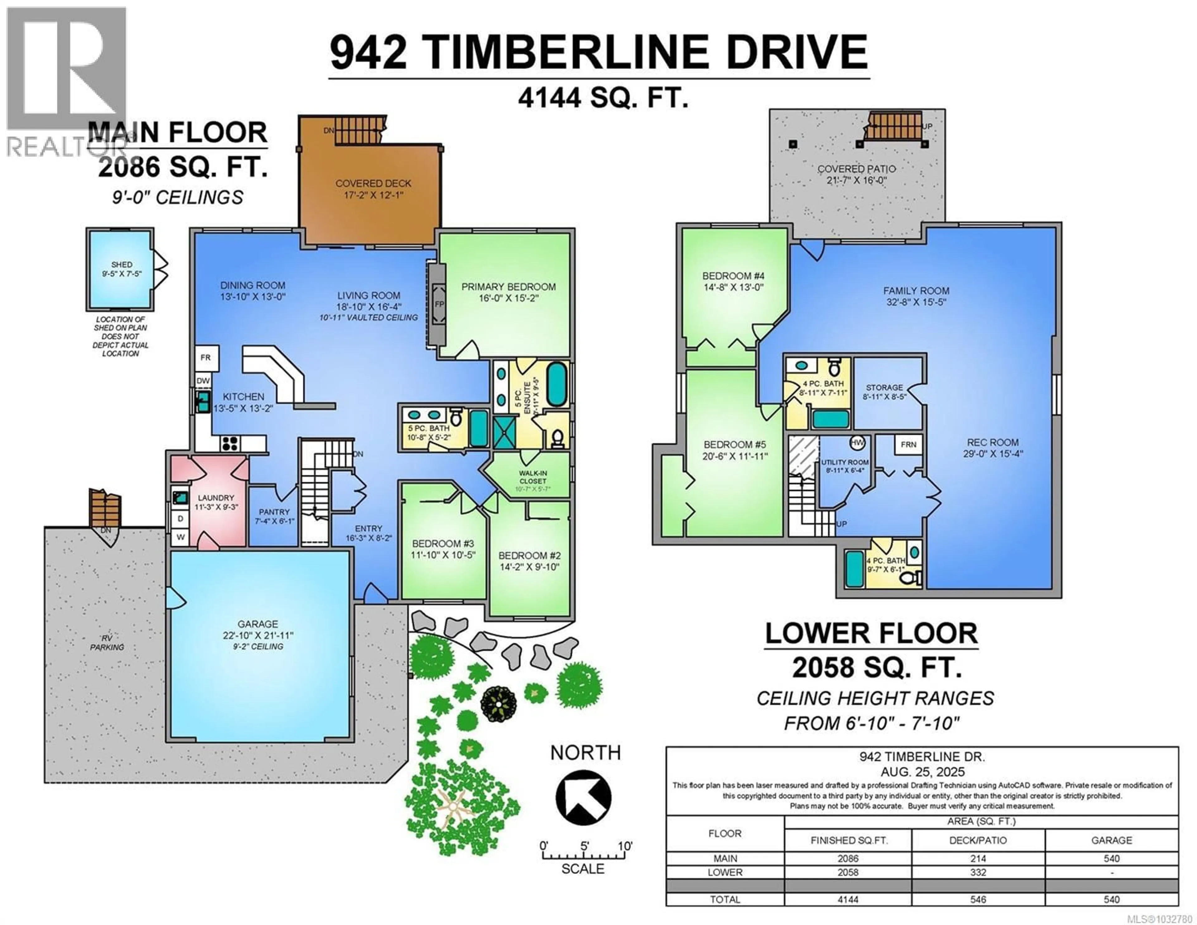 Floor plan for 942 TIMBERLINE DRIVE, Campbell River British Columbia V9H0A8