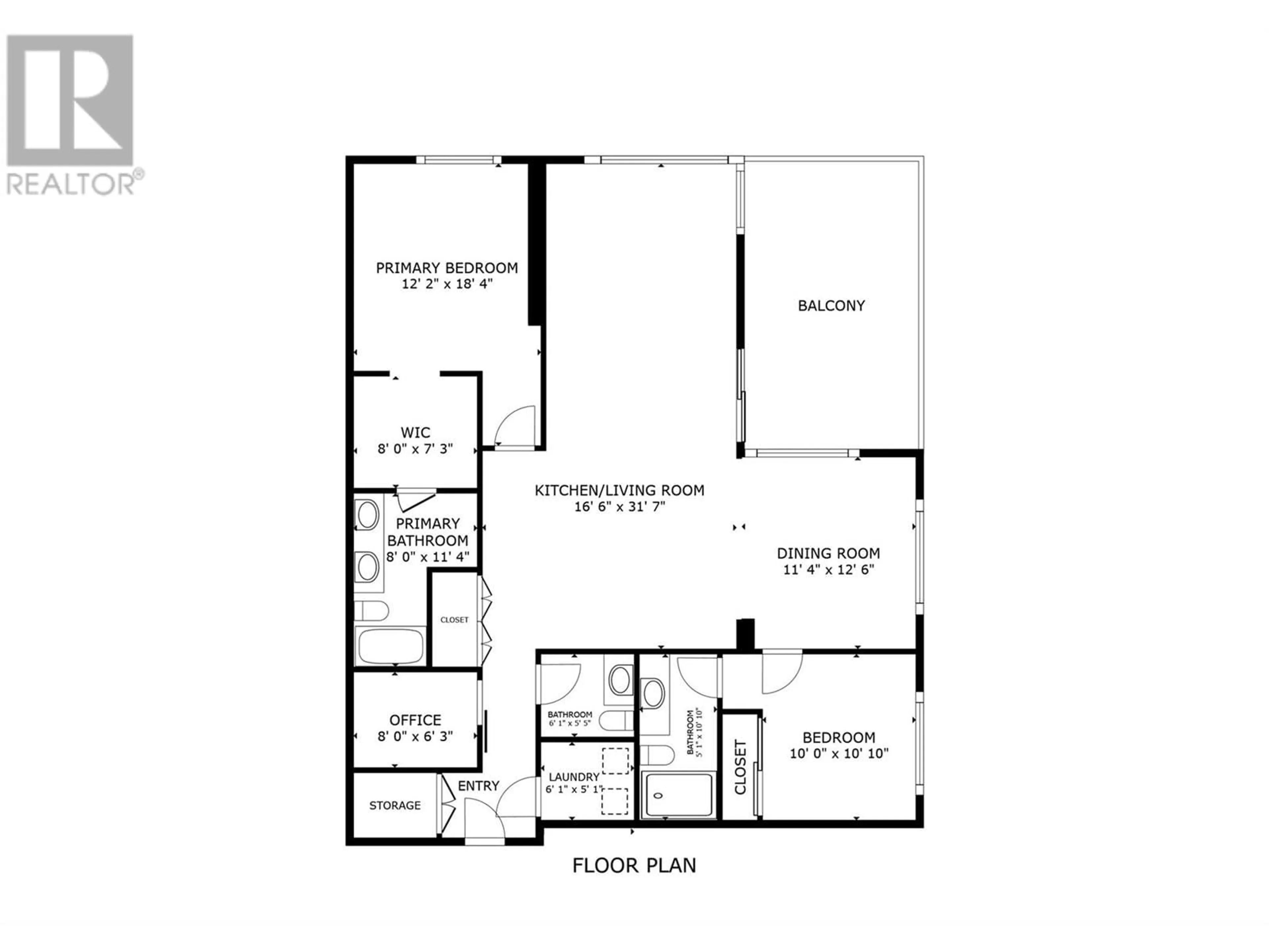 Floor plan for 1588 Ellis Street Unit# 909, Kelowna British Columbia V1Y0H1