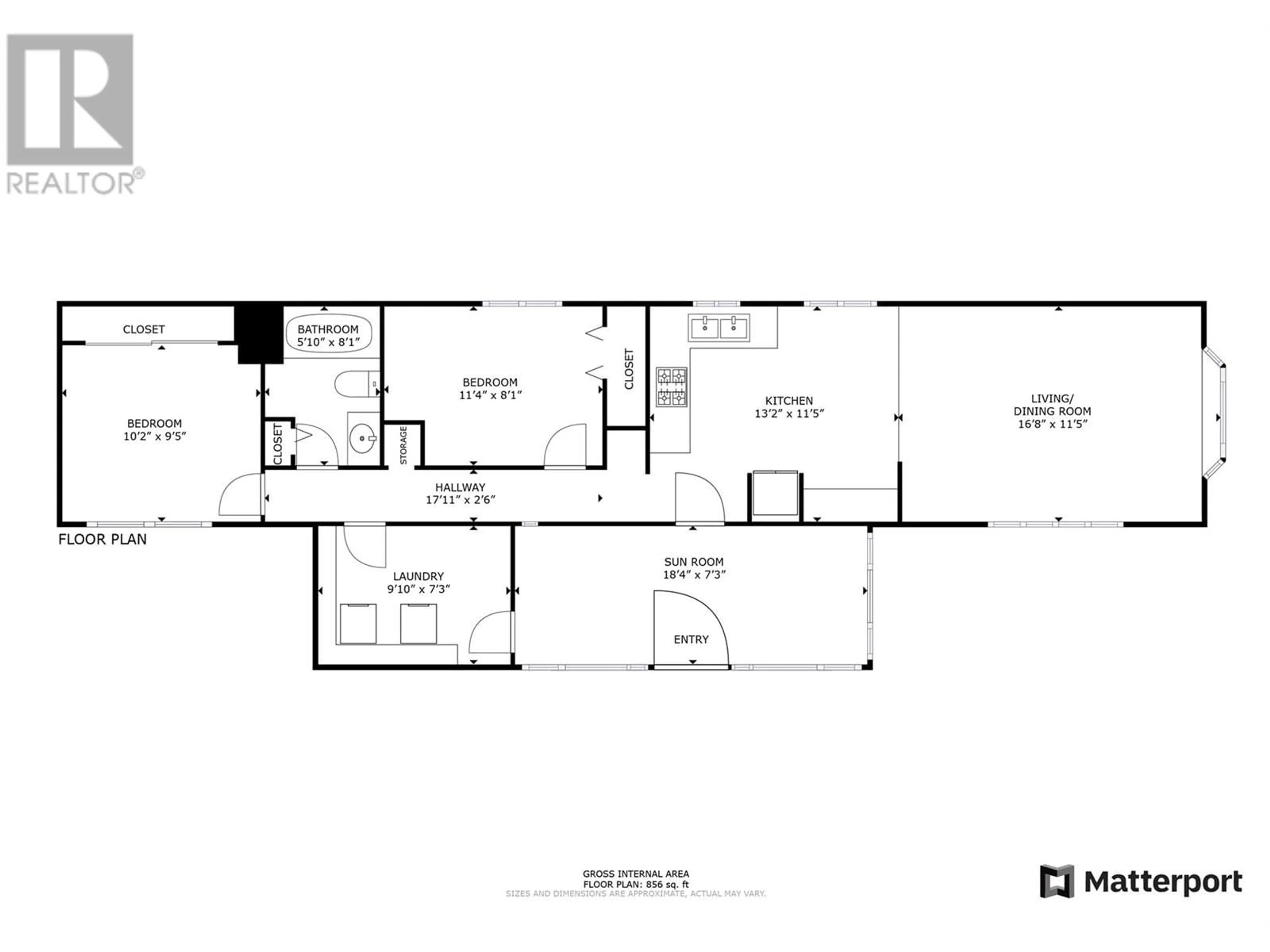 Floor plan for 8508 Clerke Road Unit# 2, Vernon British Columbia V1B1W2