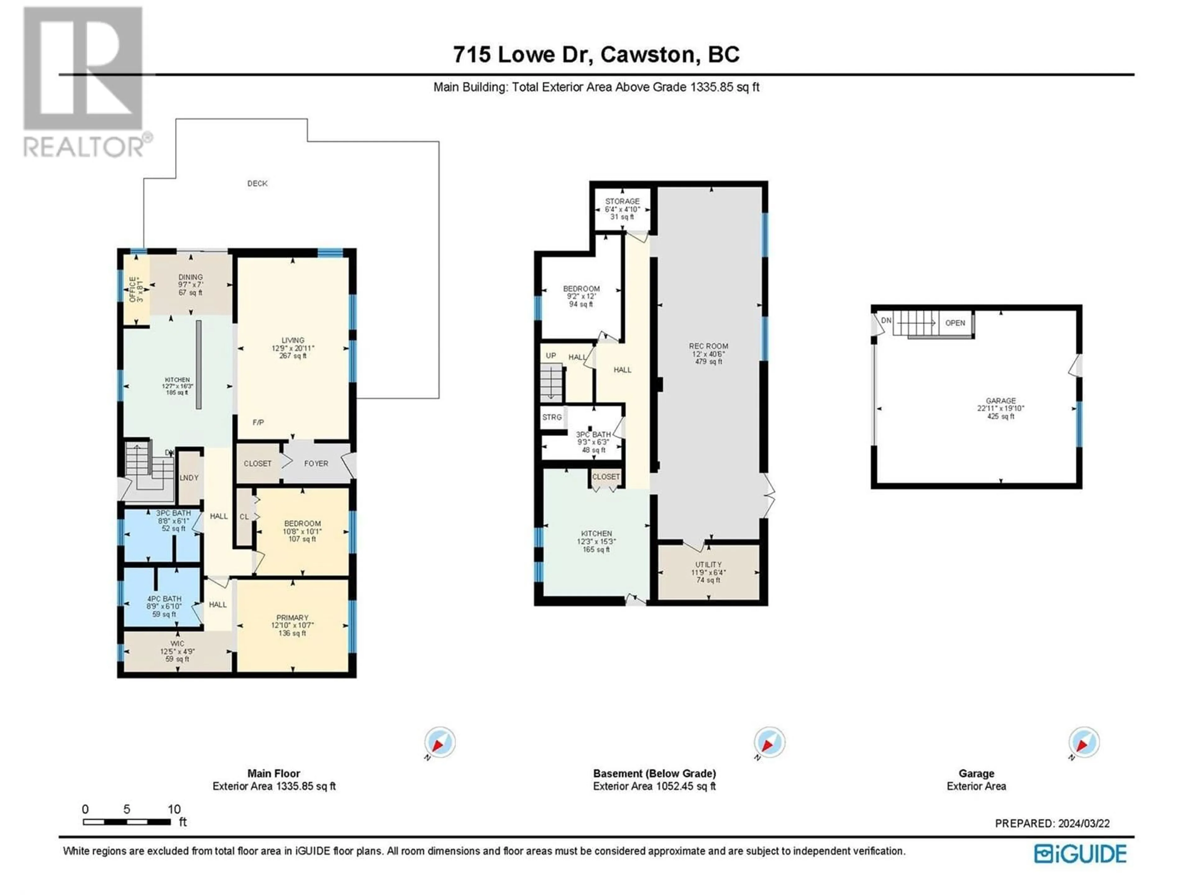 Floor plan for 715 Lowe Drive, Cawston British Columbia V0X1C2