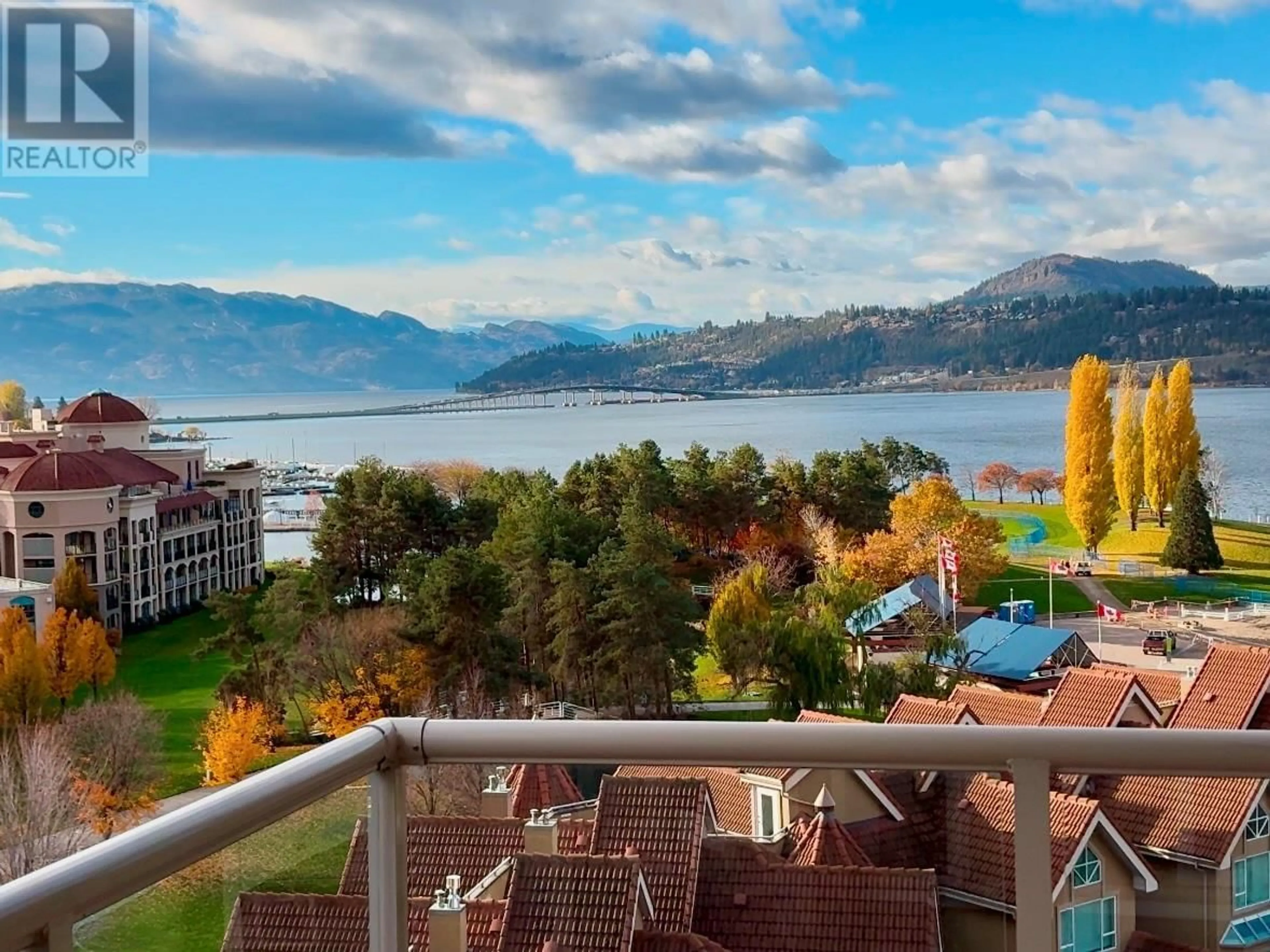 Balcony in the apartment, lake for 1152 Sunset Drive Unit# 1003, Kelowna British Columbia V1Y9R7