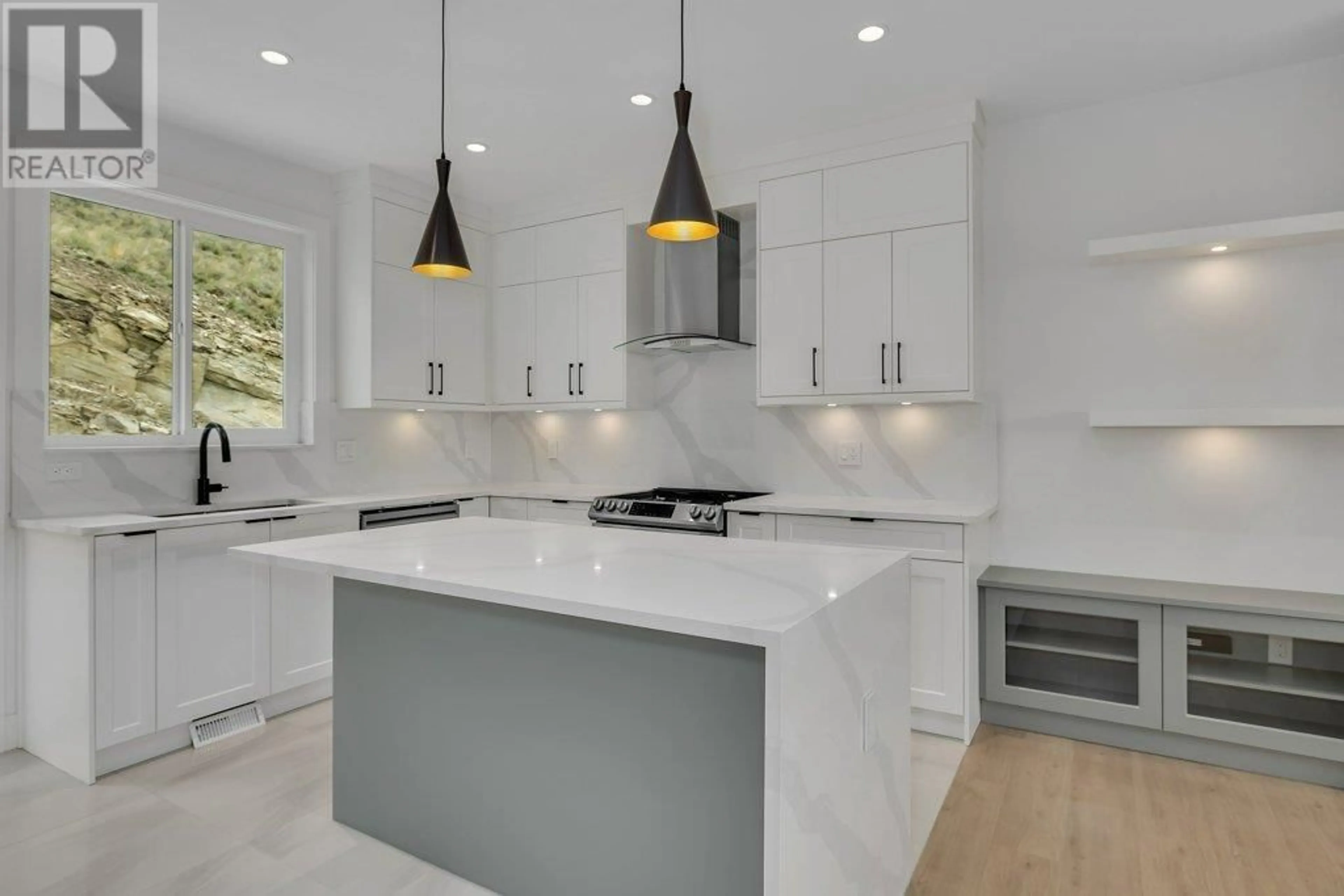 Contemporary kitchen, ceramic/tile floor for 2834 COPPER RIDGE DRIVE, West Kelowna British Columbia V4T2S6
