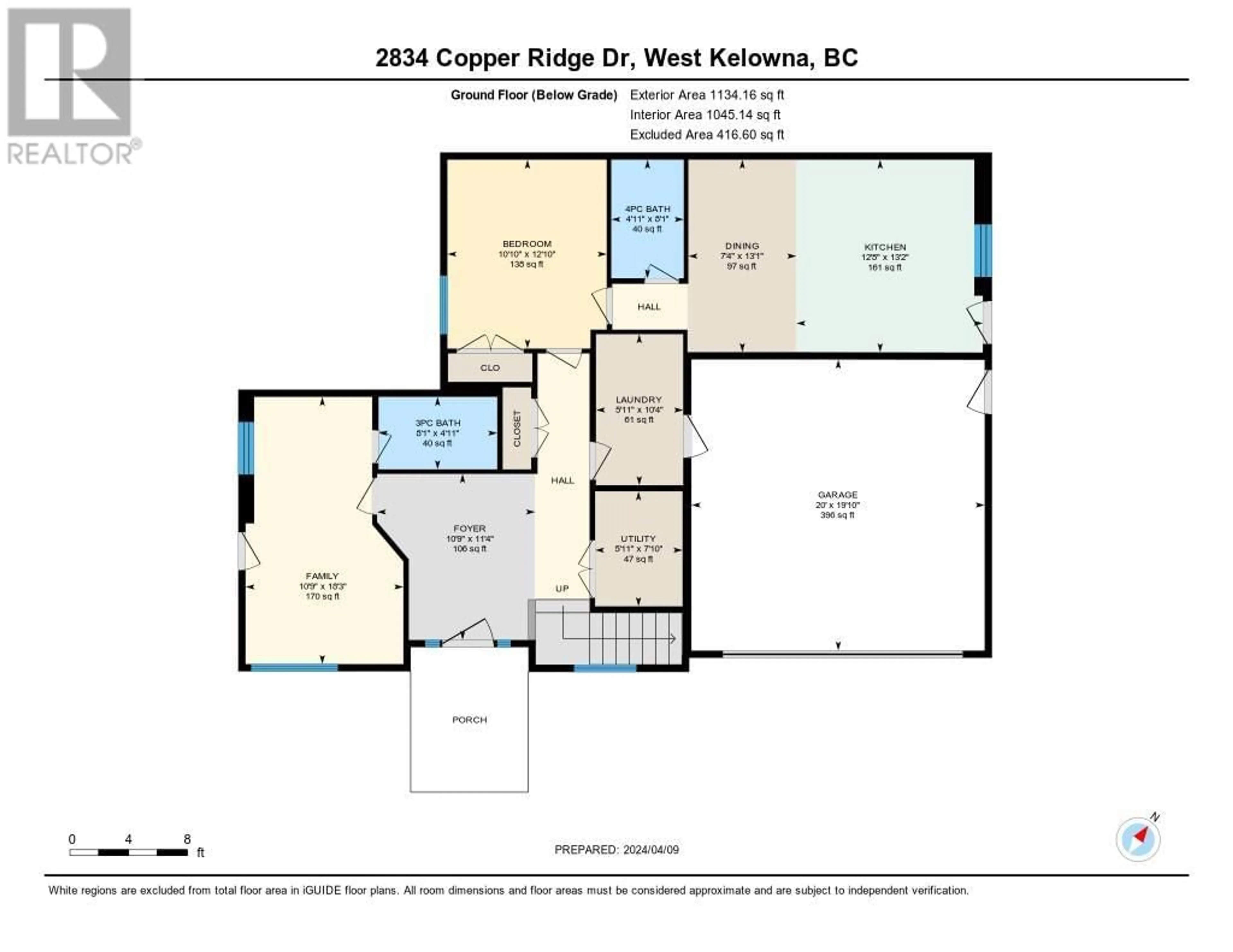 Floor plan for 2834 COPPER RIDGE DRIVE, West Kelowna British Columbia V4T2S6