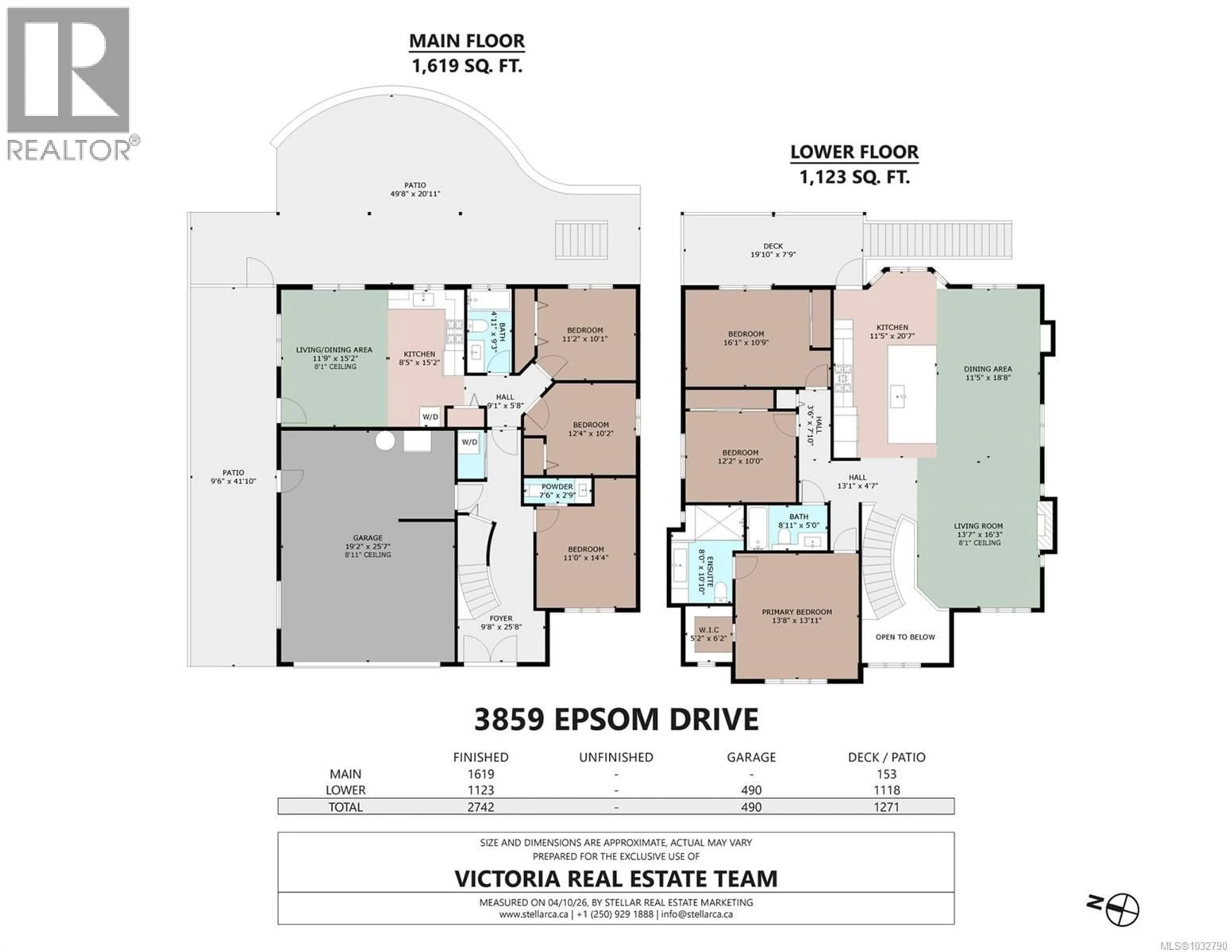 Floor plan for 3859 EPSOM DRIVE, Saanich British Columbia V8P3S8