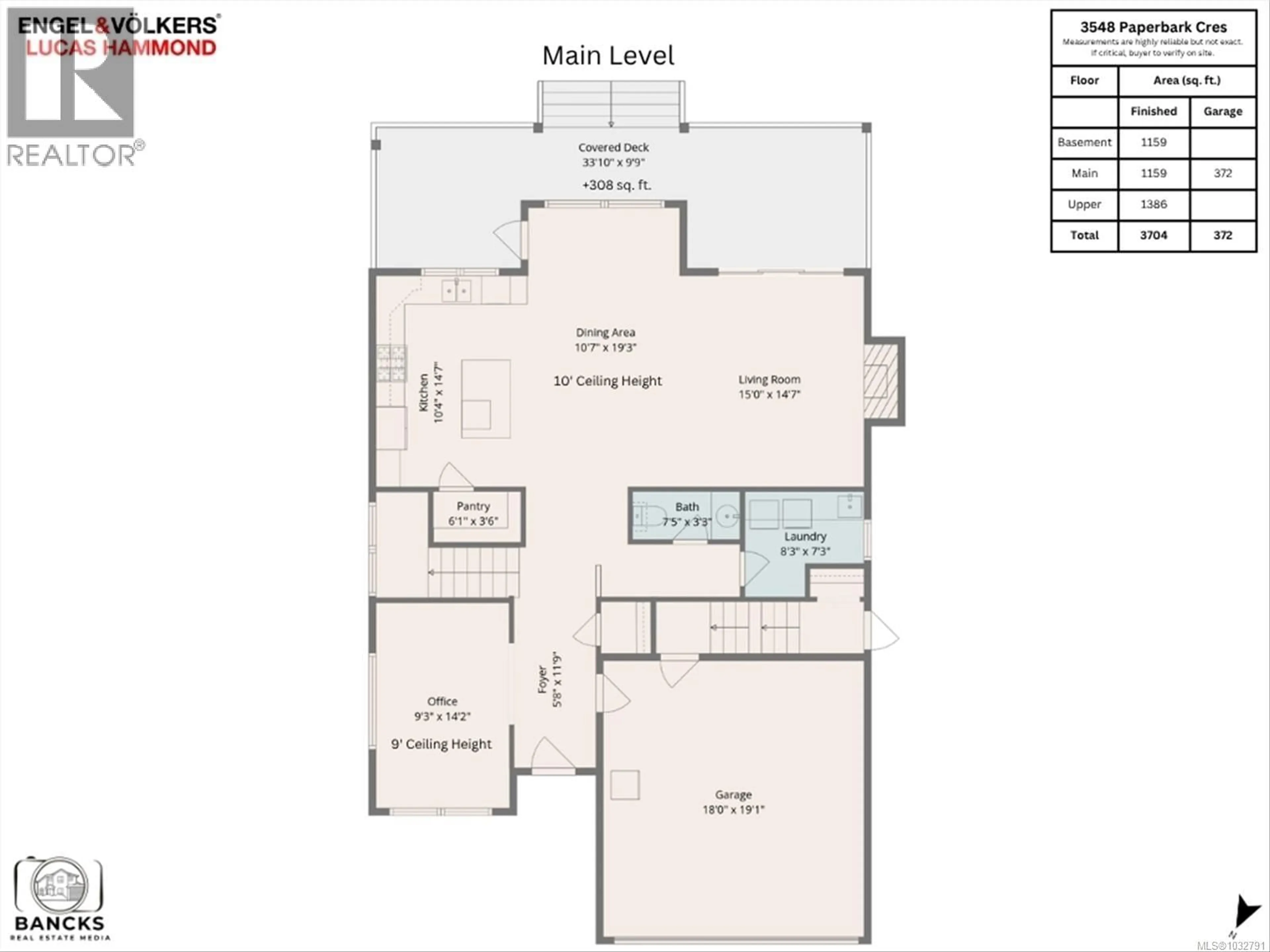 Floor plan for 3548 PAPERBARK CRESCENT, Langford British Columbia V9C0L5