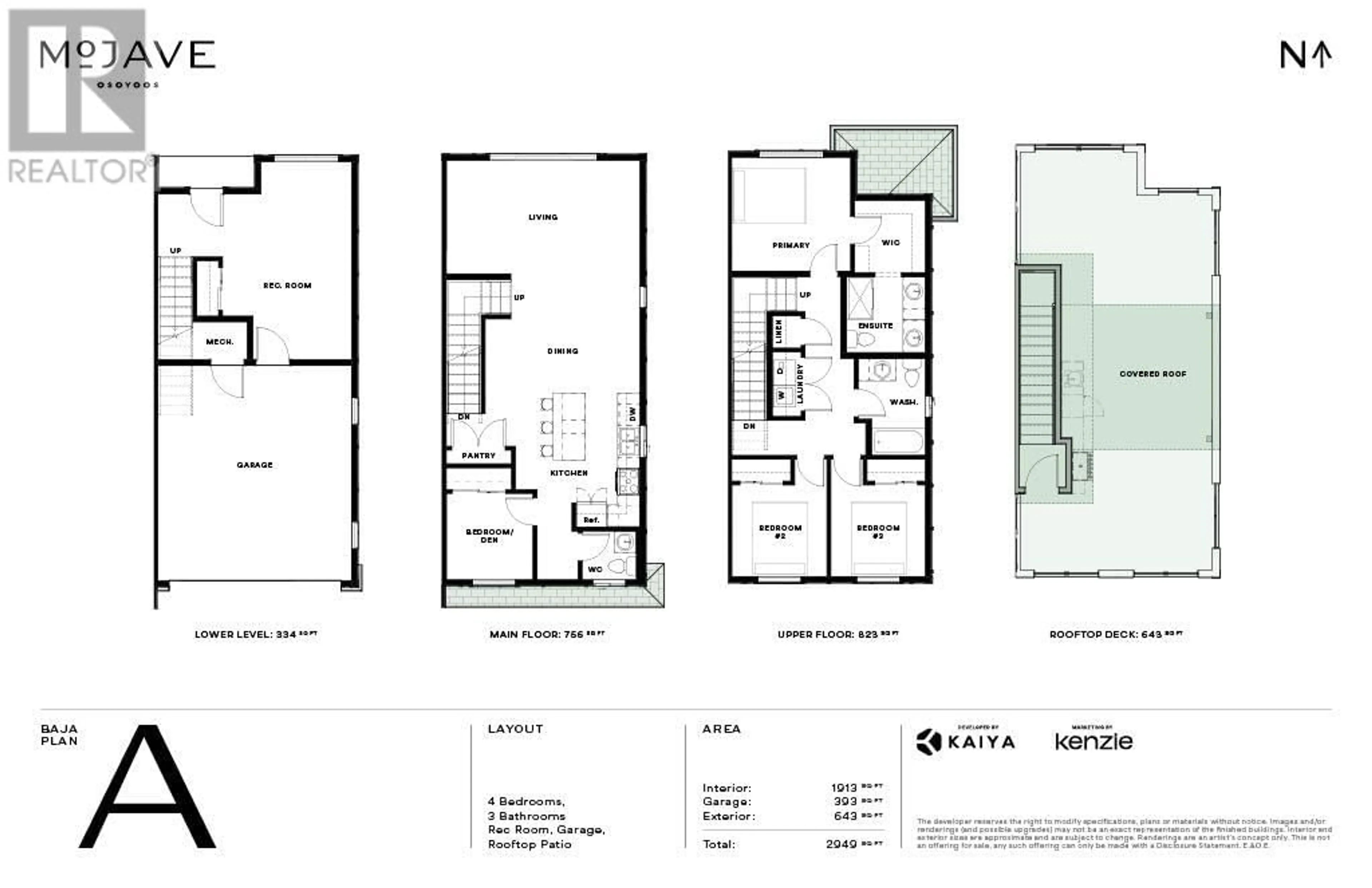 Floor plan for 4601 97th Street Unit# 5, Osoyoos British Columbia V0H1V1