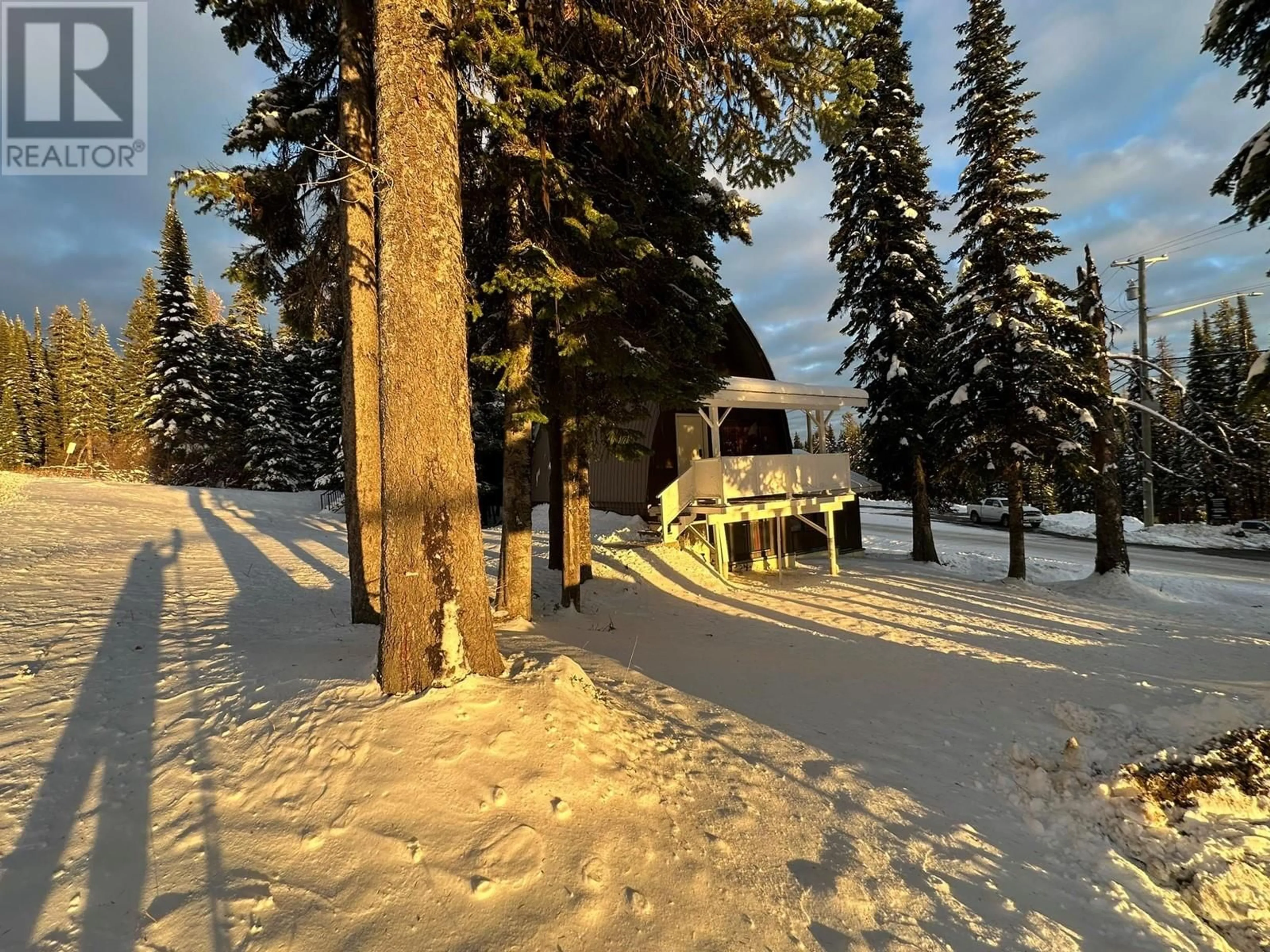 A pic from exterior of the house or condo, the street view for 105 Silver Lode Lane, Silver Star British Columbia V1B3Y9