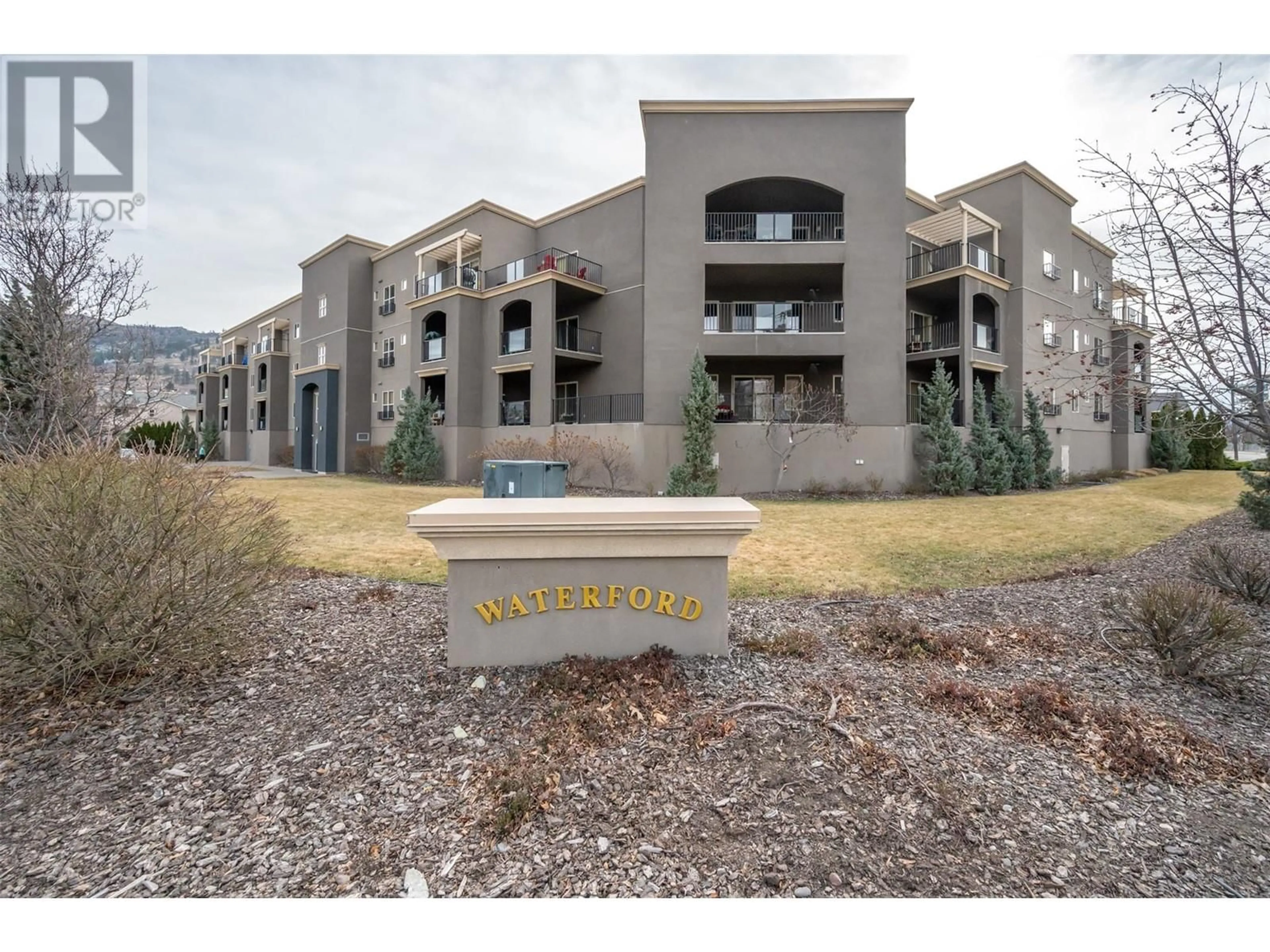 A pic from exterior of the house or condo, the front or back of building for 250 Waterford Avenue Unit# 310, Penticton British Columbia V2A3T8