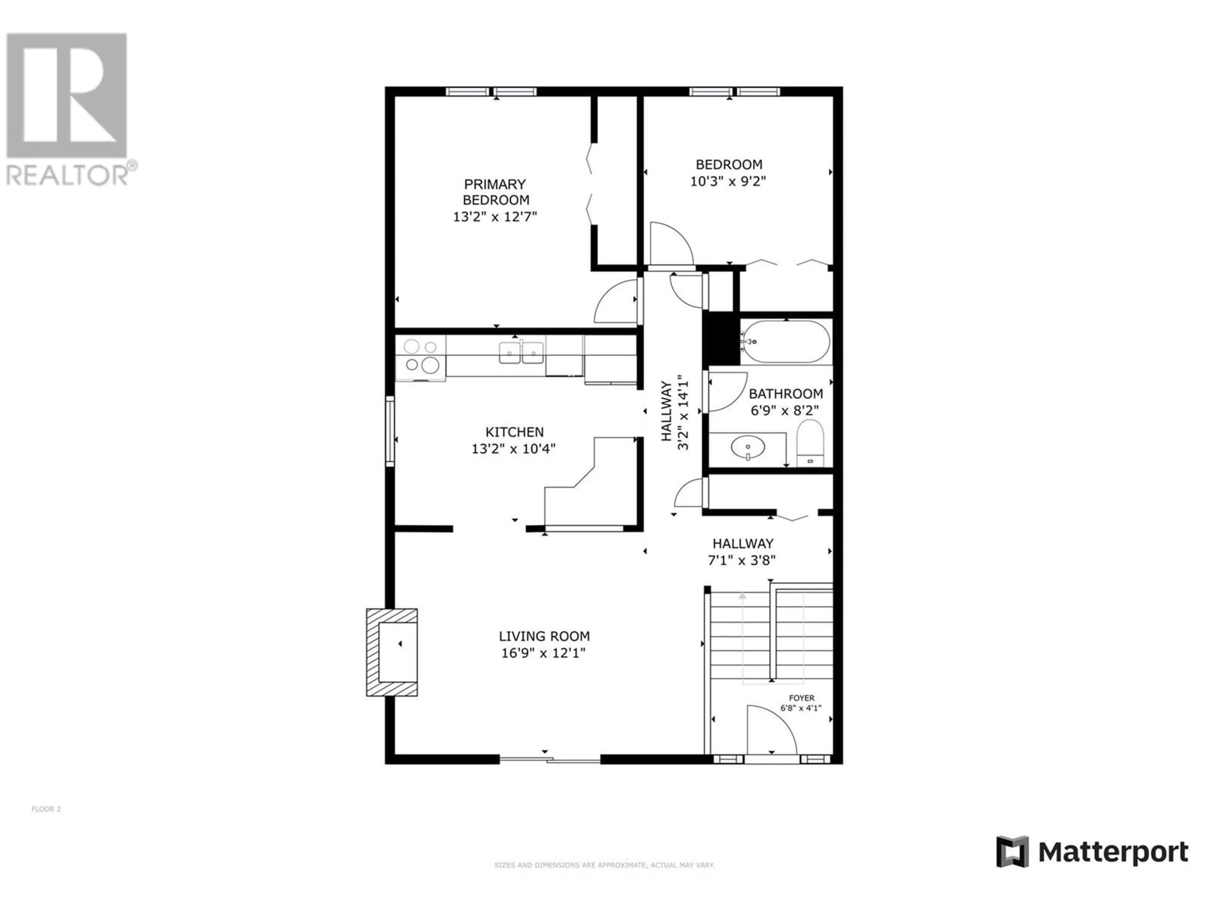 Floor plan for 190 Scarboro Road, Kelowna British Columbia V1X1M2