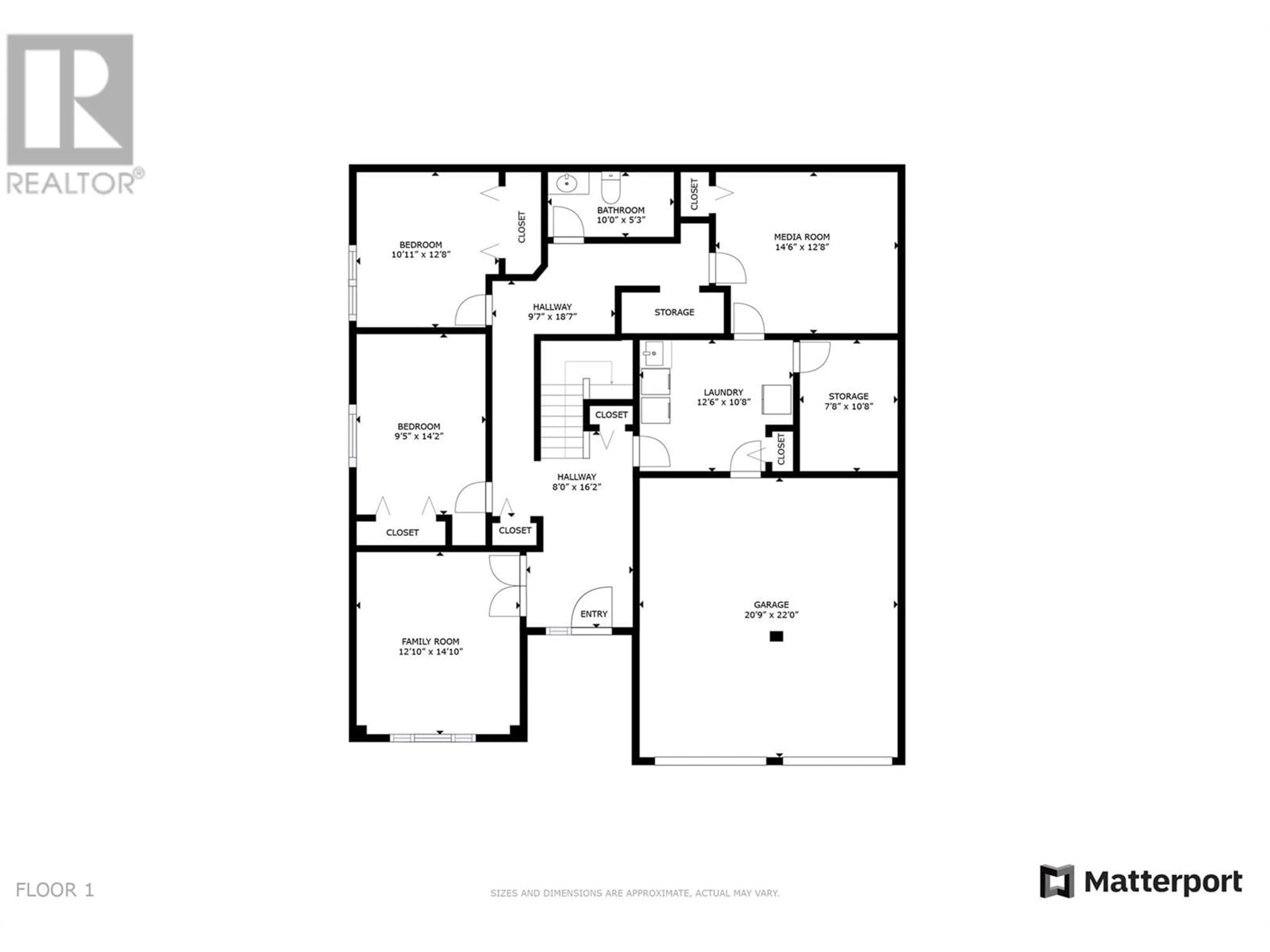 Floor plan for 863 Mt Grady Place, Vernon British Columbia V1B2Z2