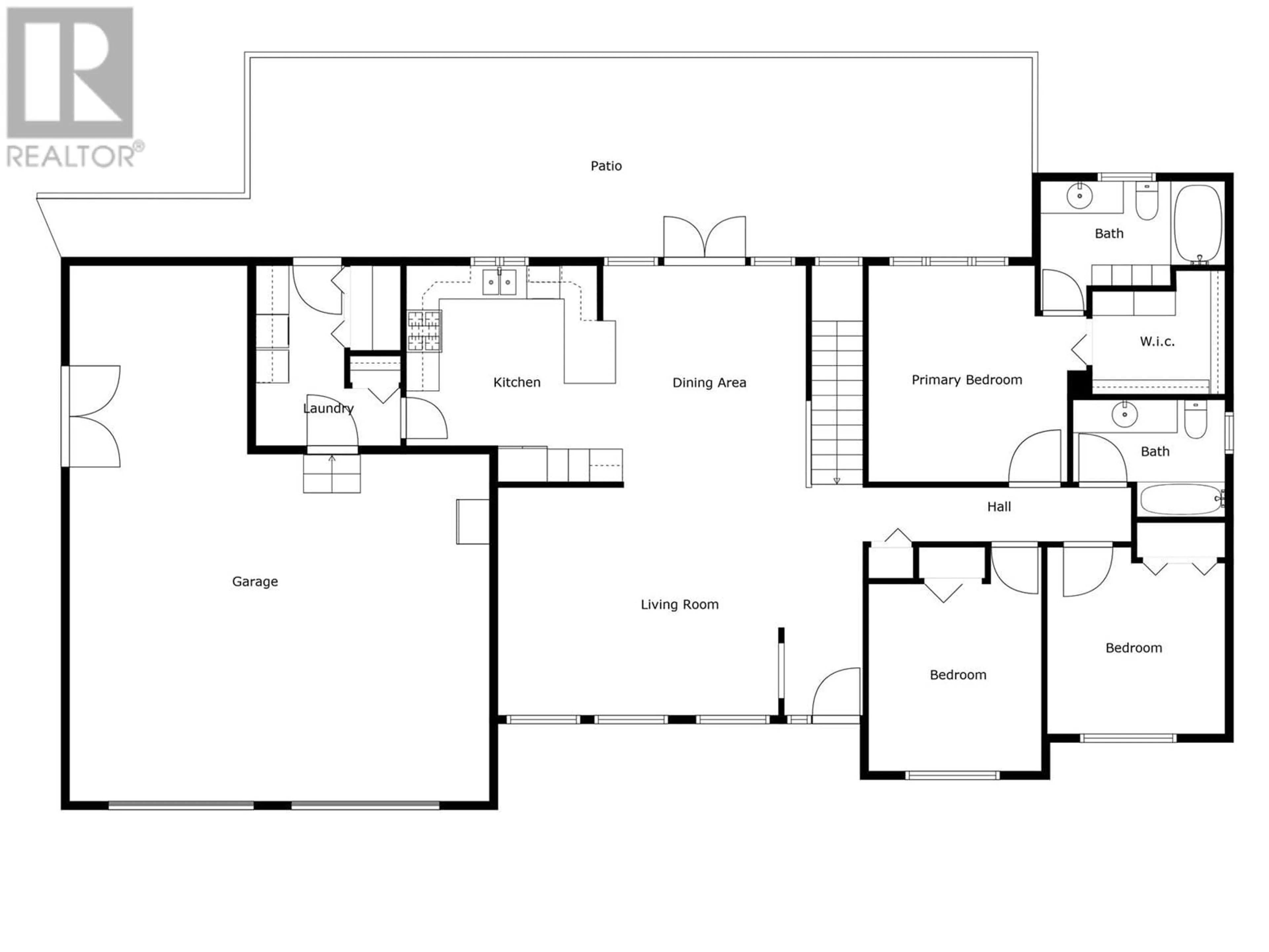 Floor plan for 1406 Huckleberry Drive Lot# 12, Sorrento British Columbia V0E2W1