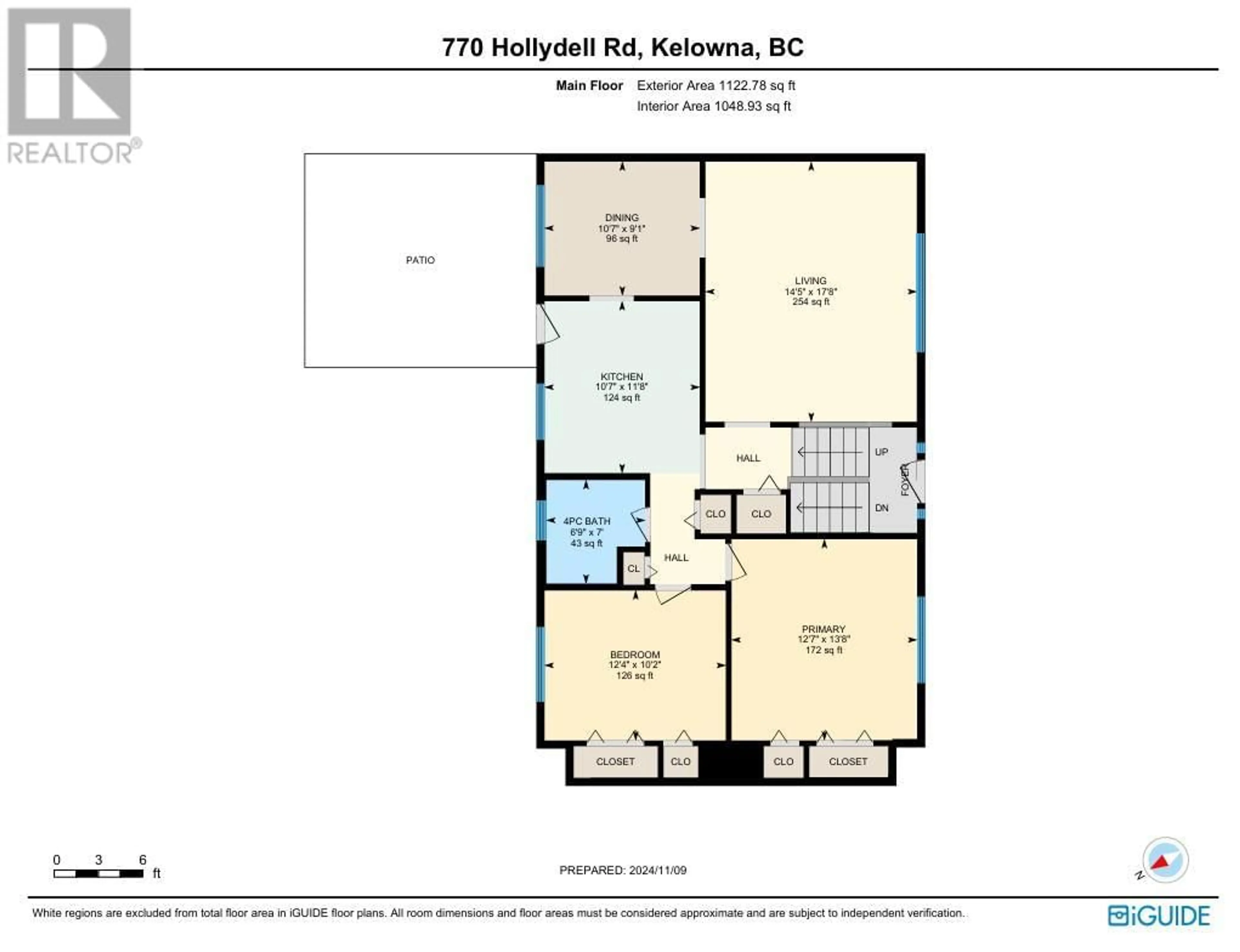 Floor plan for 770 Hollydell Road, Kelowna British Columbia V1X1L5