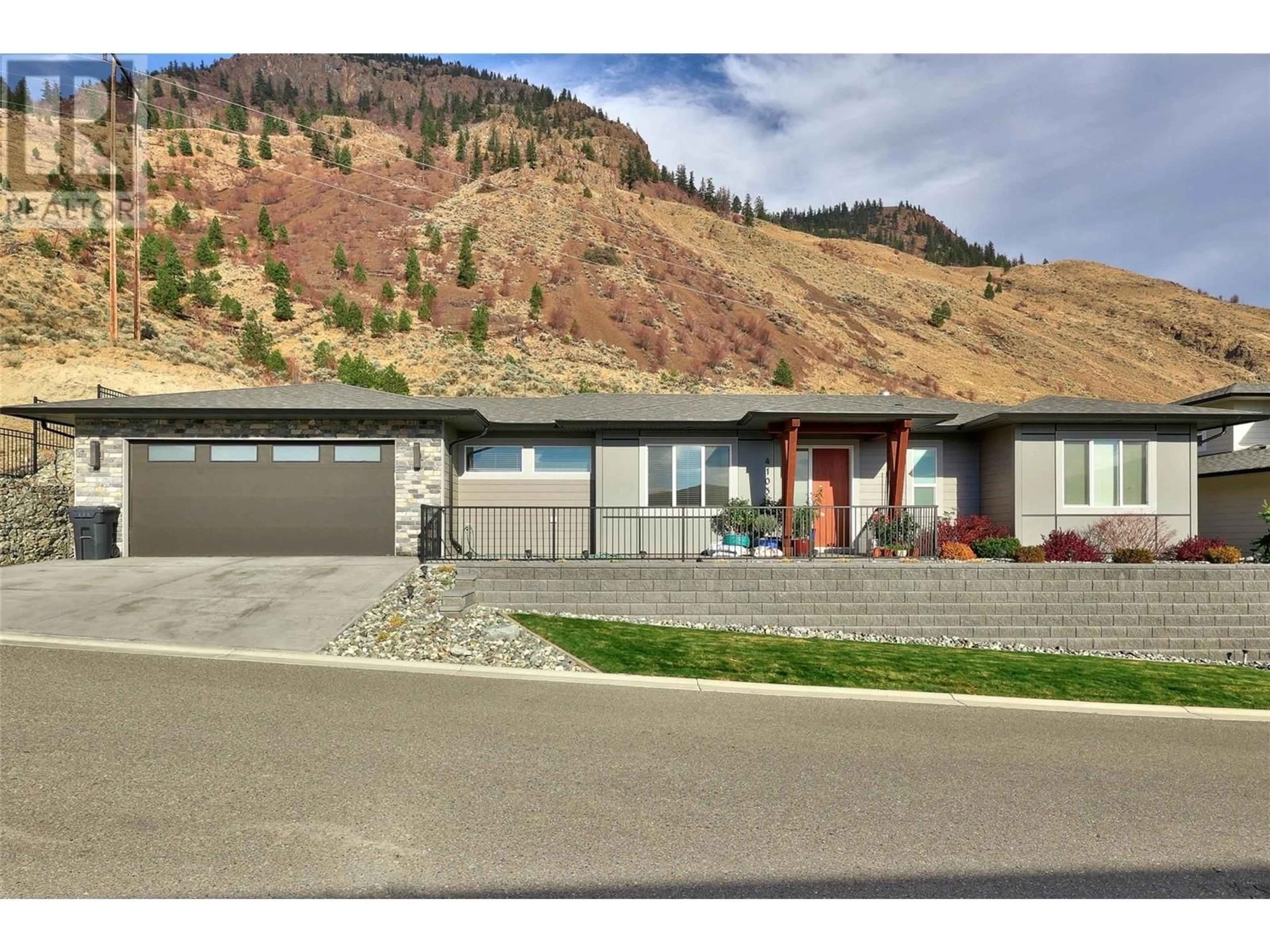 Frontside or backside of a home, the street view for 4103 RIO VISTA Way, Kamloops British Columbia V2H0E1