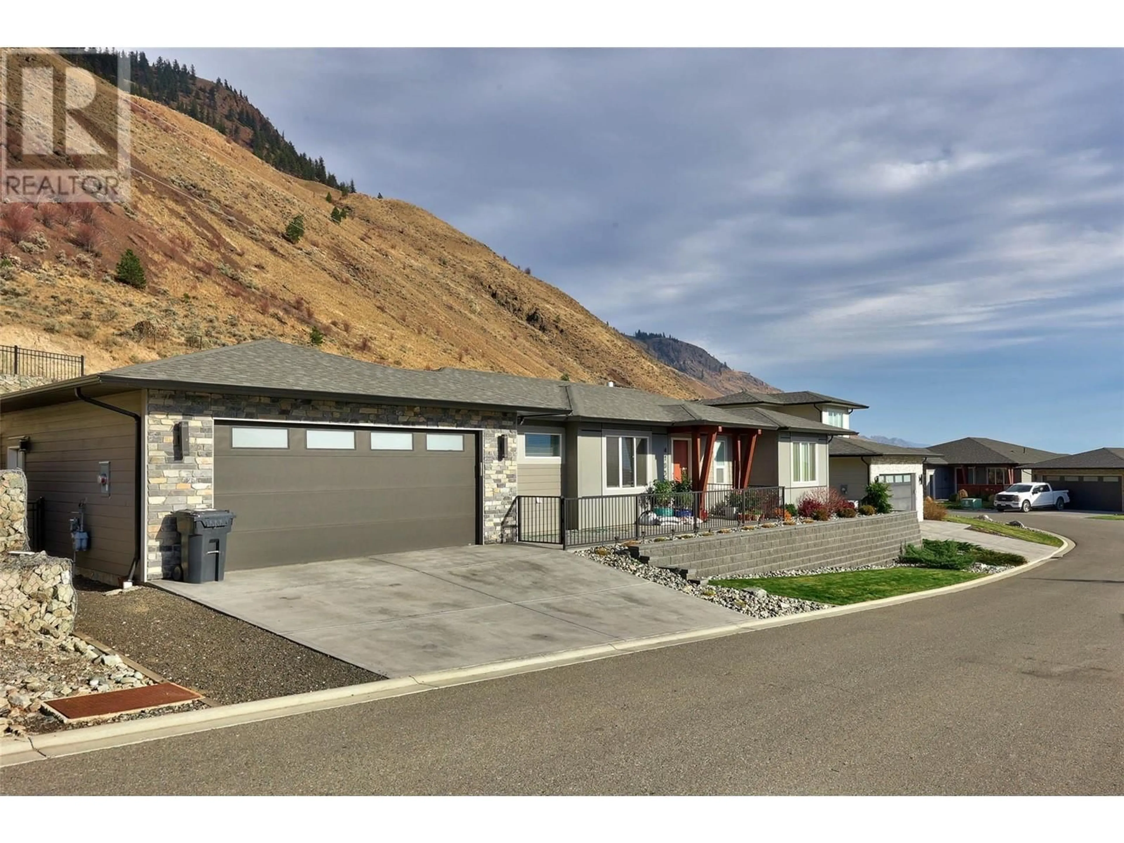 Frontside or backside of a home, the street view for 4103 RIO VISTA Way, Kamloops British Columbia V2H0E1