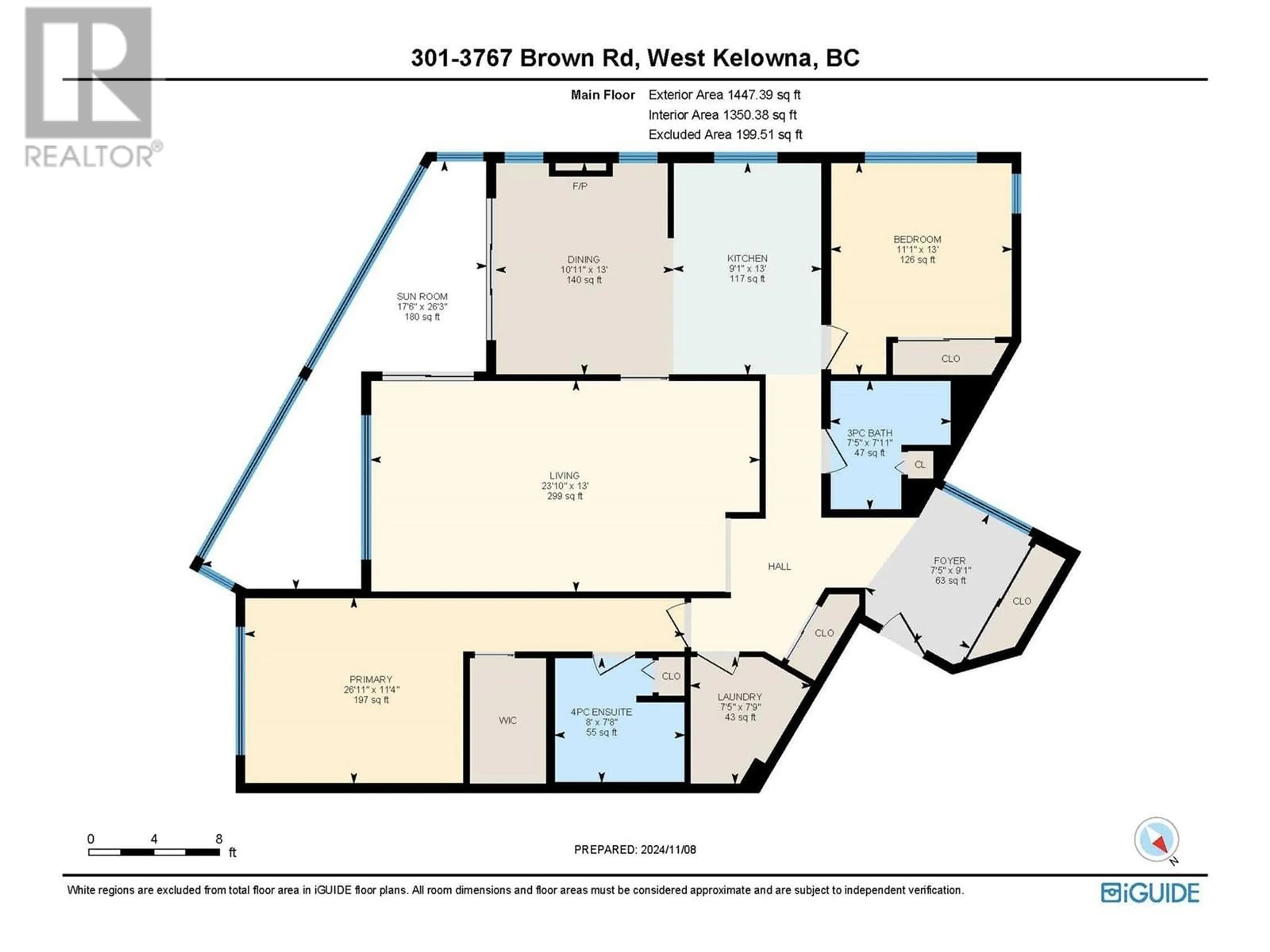 Floor plan for 3767 Brown Road Unit# 301, West Kelowna British Columbia V4T1Y1