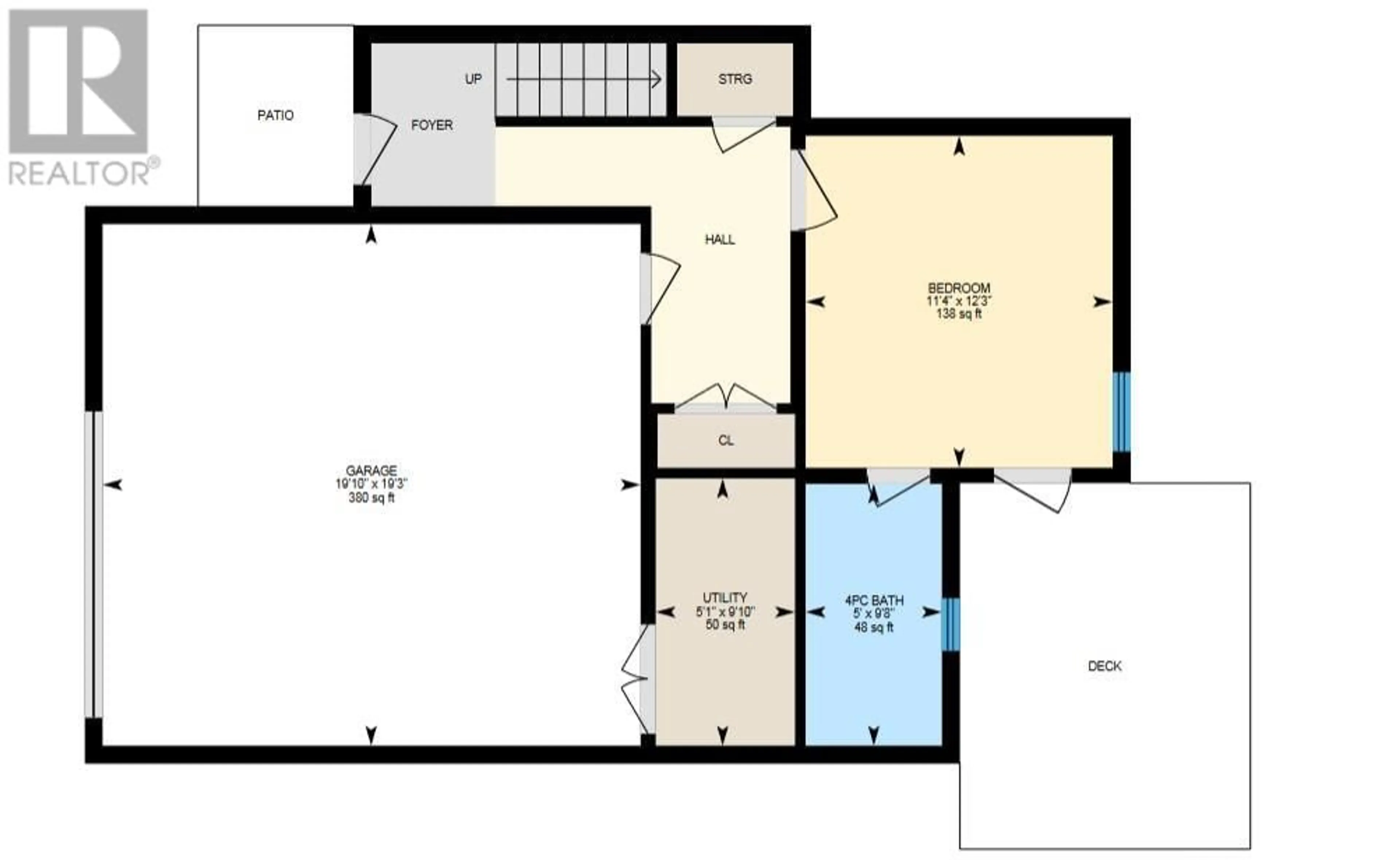 Floor plan for 3719 Woodsdale Road Unit# 3, Lake Country British Columbia V4V1X2