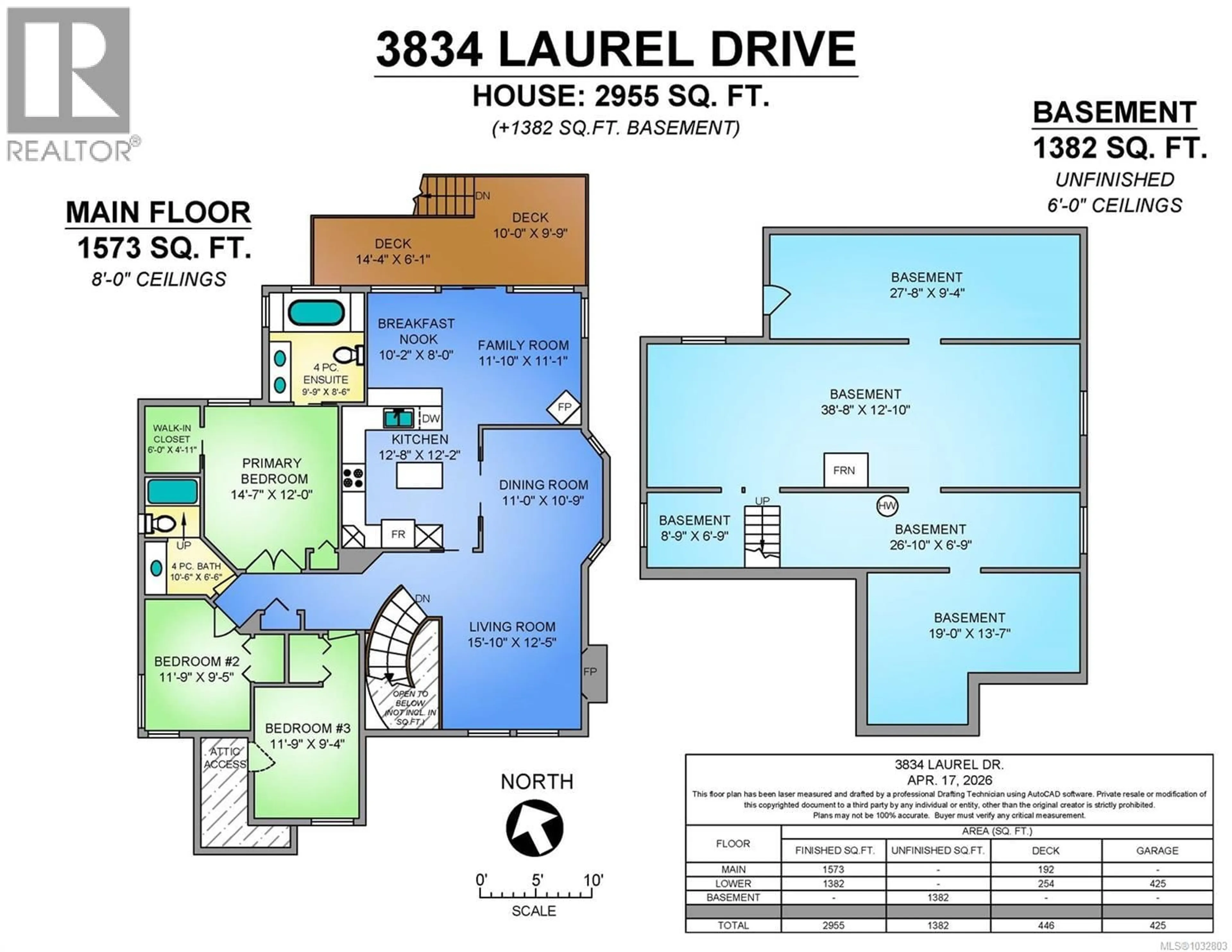 Floor plan for 3834 LAUREL DRIVE, Royston British Columbia V0R2V0