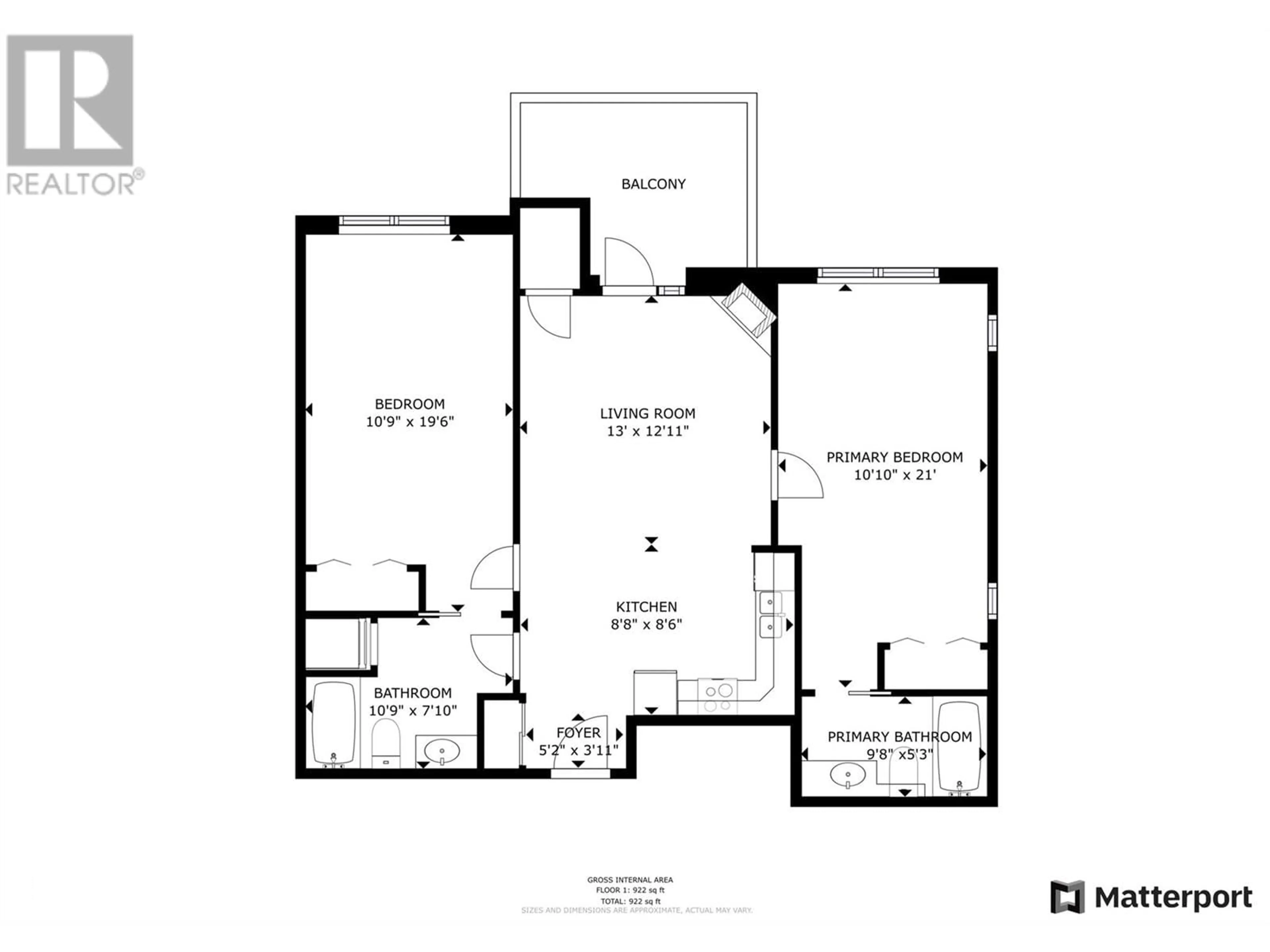 Floor plan for 16310 WOOLGAR Road Unit# 222, Crawford Bay British Columbia V0B1E0