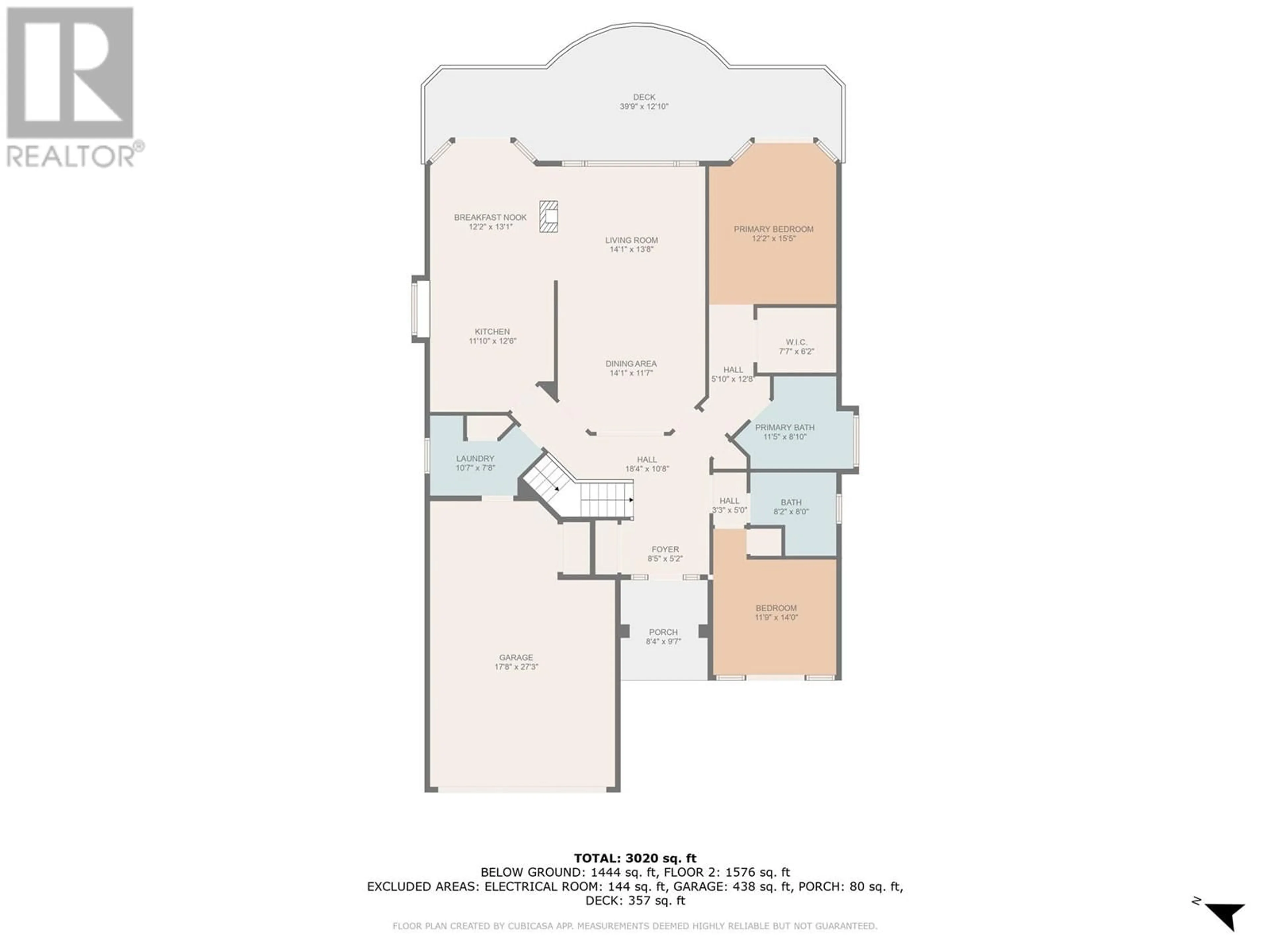 Floor plan for 4141 Gallaghers Boulevard S, Kelowna British Columbia V1W4V2