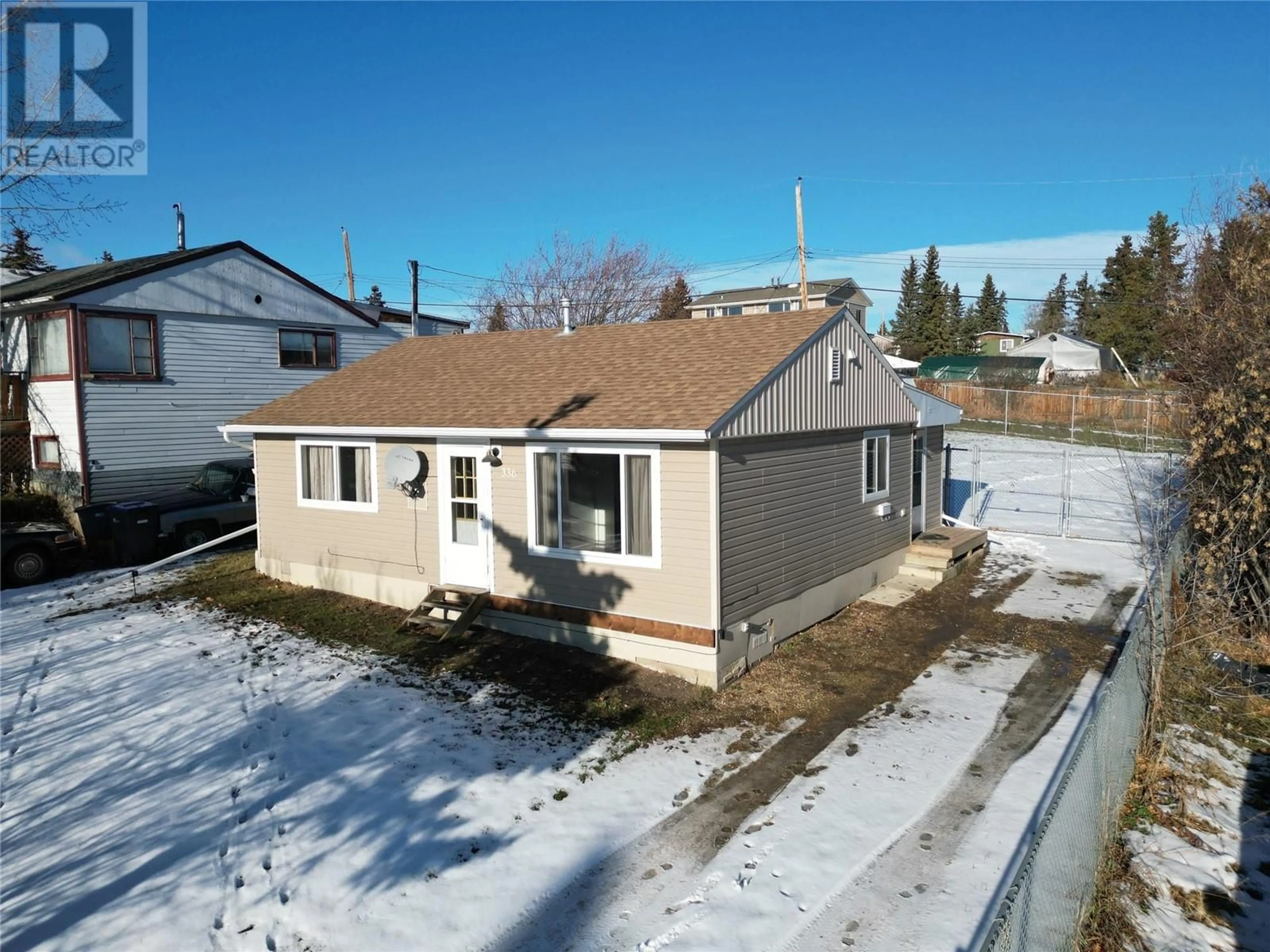 Frontside or backside of a home, cottage for 336 100A Avenue, Dawson Creek British Columbia V1G1X5