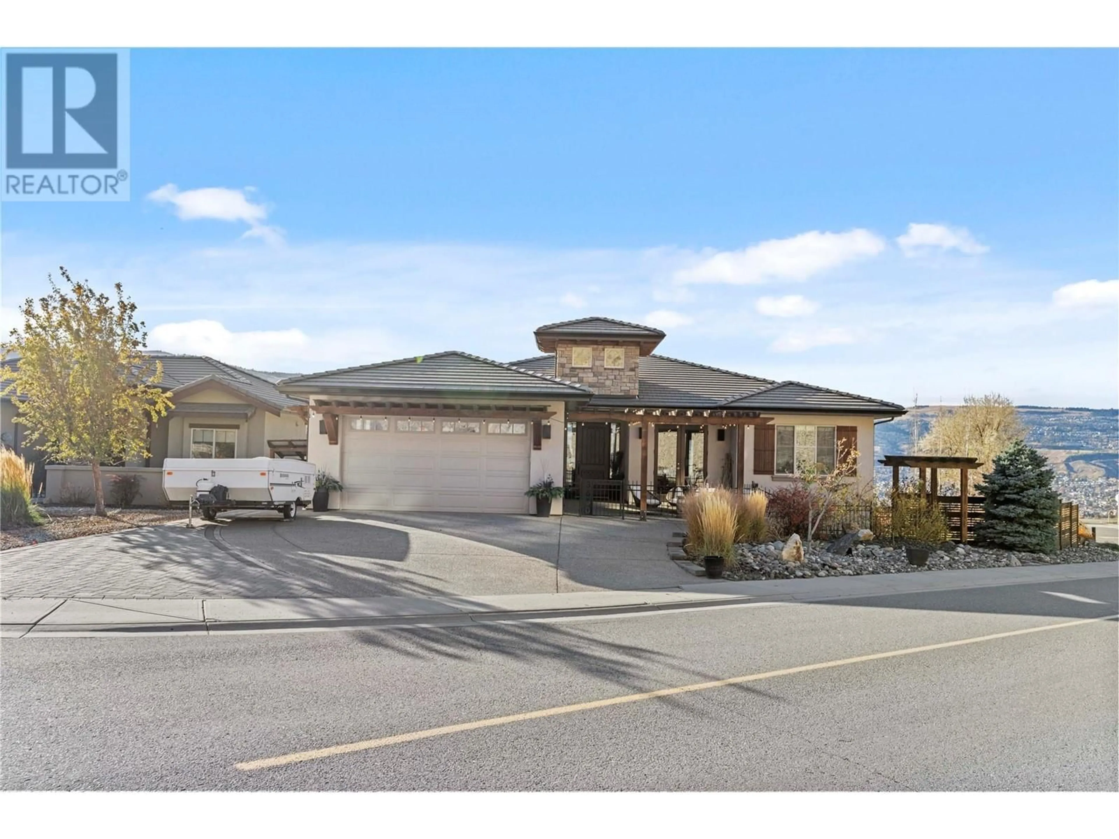 A pic from exterior of the house or condo, the street view for 3600 SILLARO Drive, Kamloops British Columbia V2H0C6