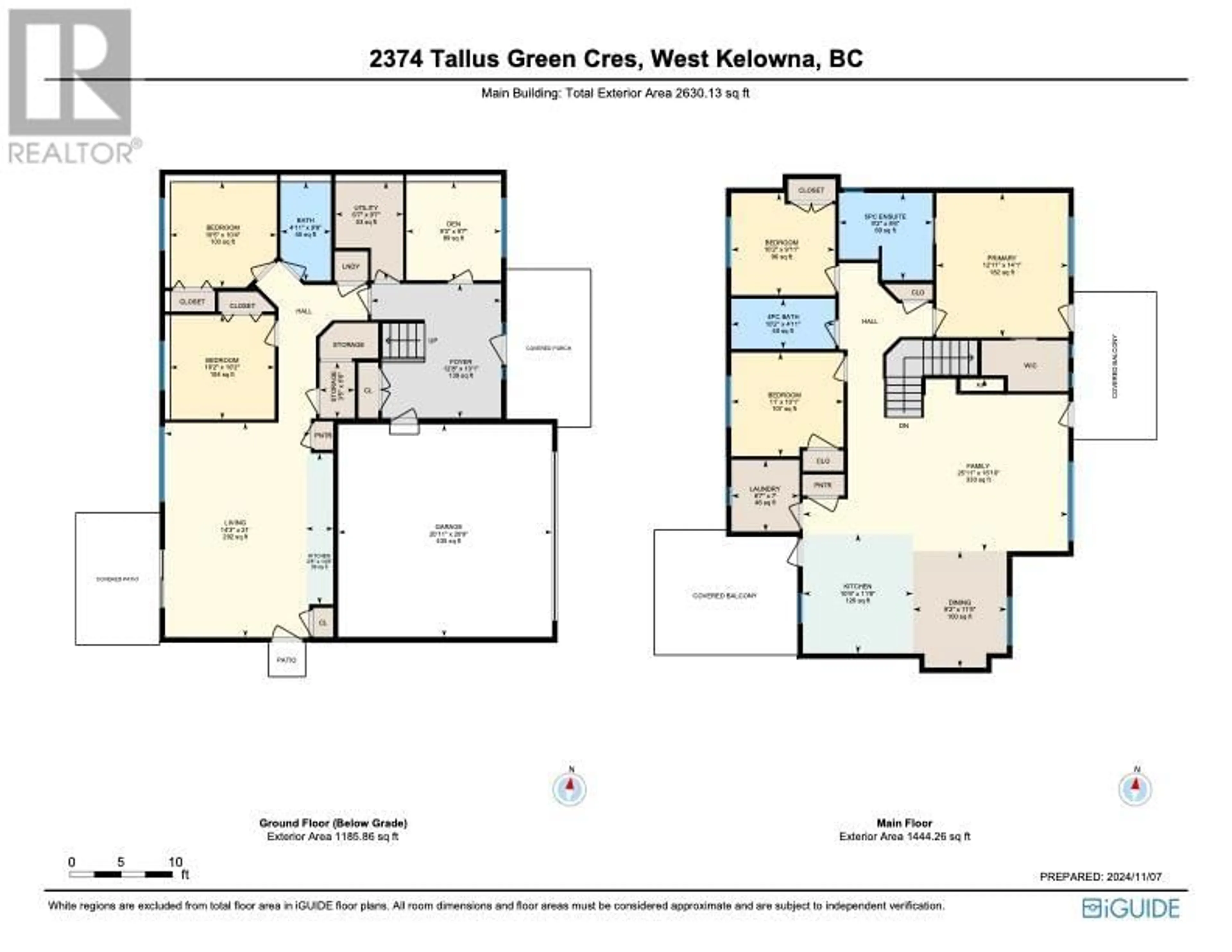 Floor plan for 2374 Tallus Green Crescent, West Kelowna British Columbia V4T3K4