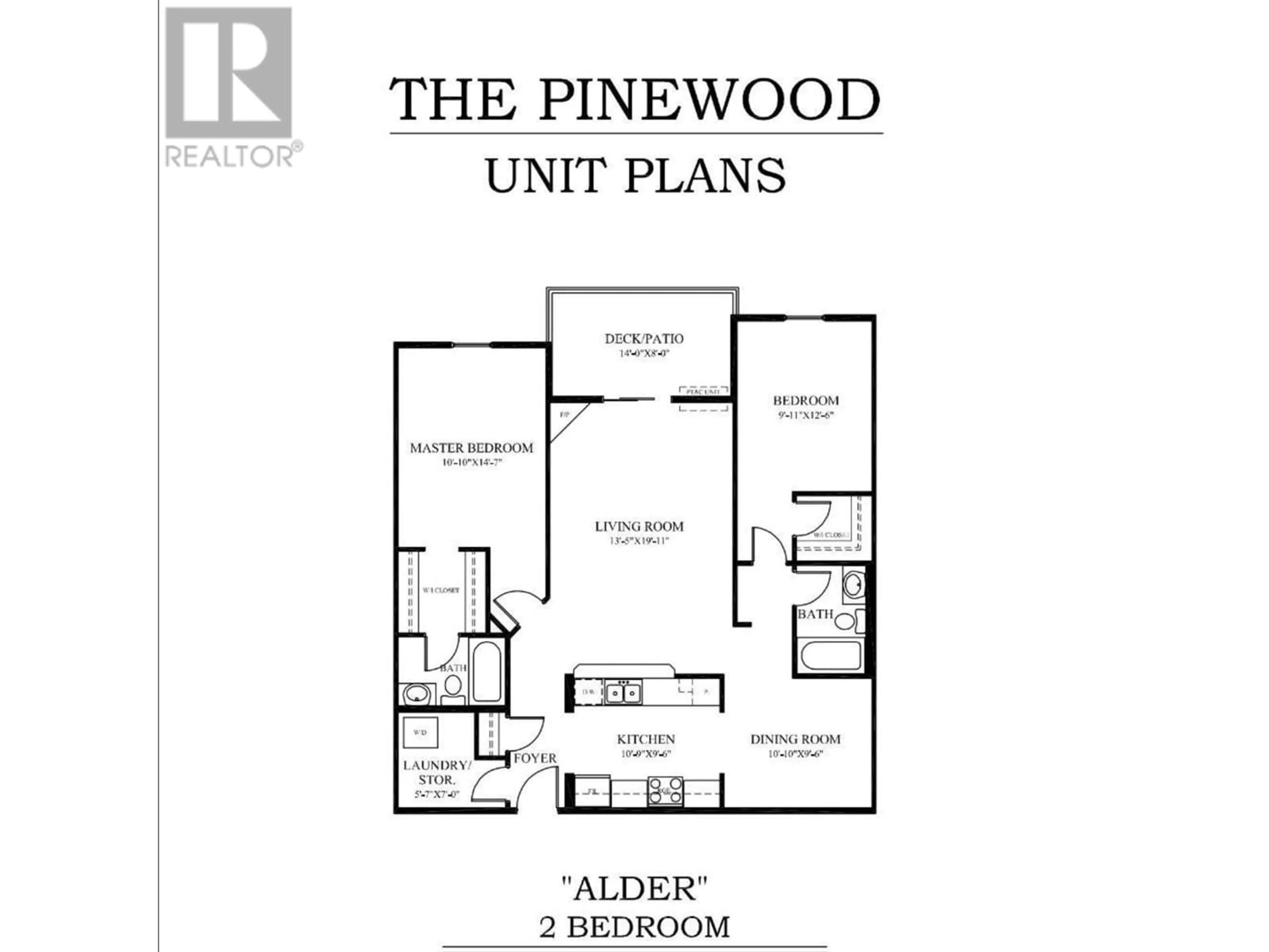 Floor plan for 4874 STANLEY Street Unit# 204, Radium Hot Springs British Columbia V0A1M0