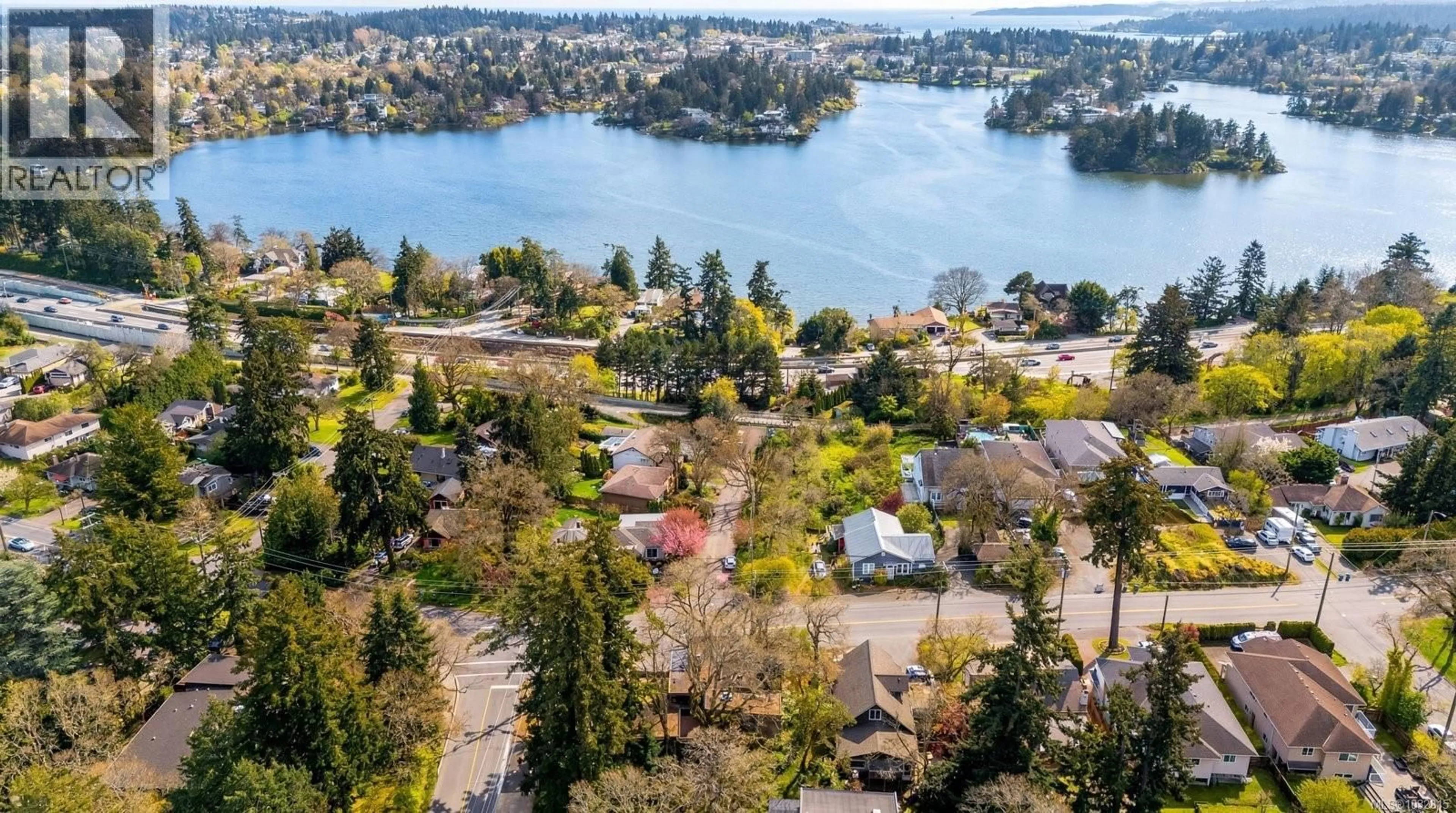 A pic from outside/outdoor area/front of a property/back of a property/a pic from drone, water/lake/river/ocean view for 1168 BURNSIDE ROAD WEST, Saanich British Columbia V8Z1N6