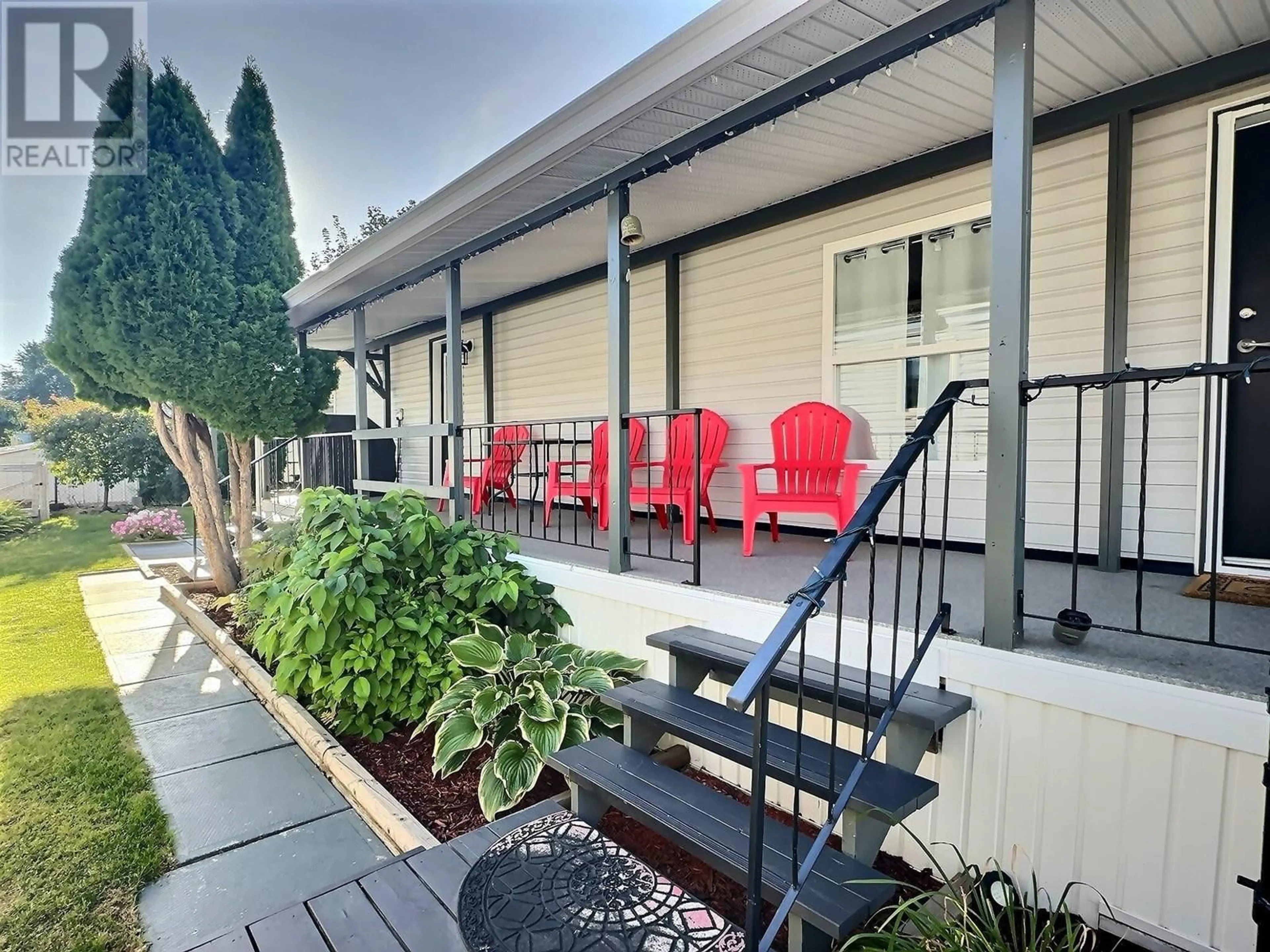 Patio, the fenced backyard for 1655 Ord Road Unit# 123, Kamloops British Columbia V2B7V6