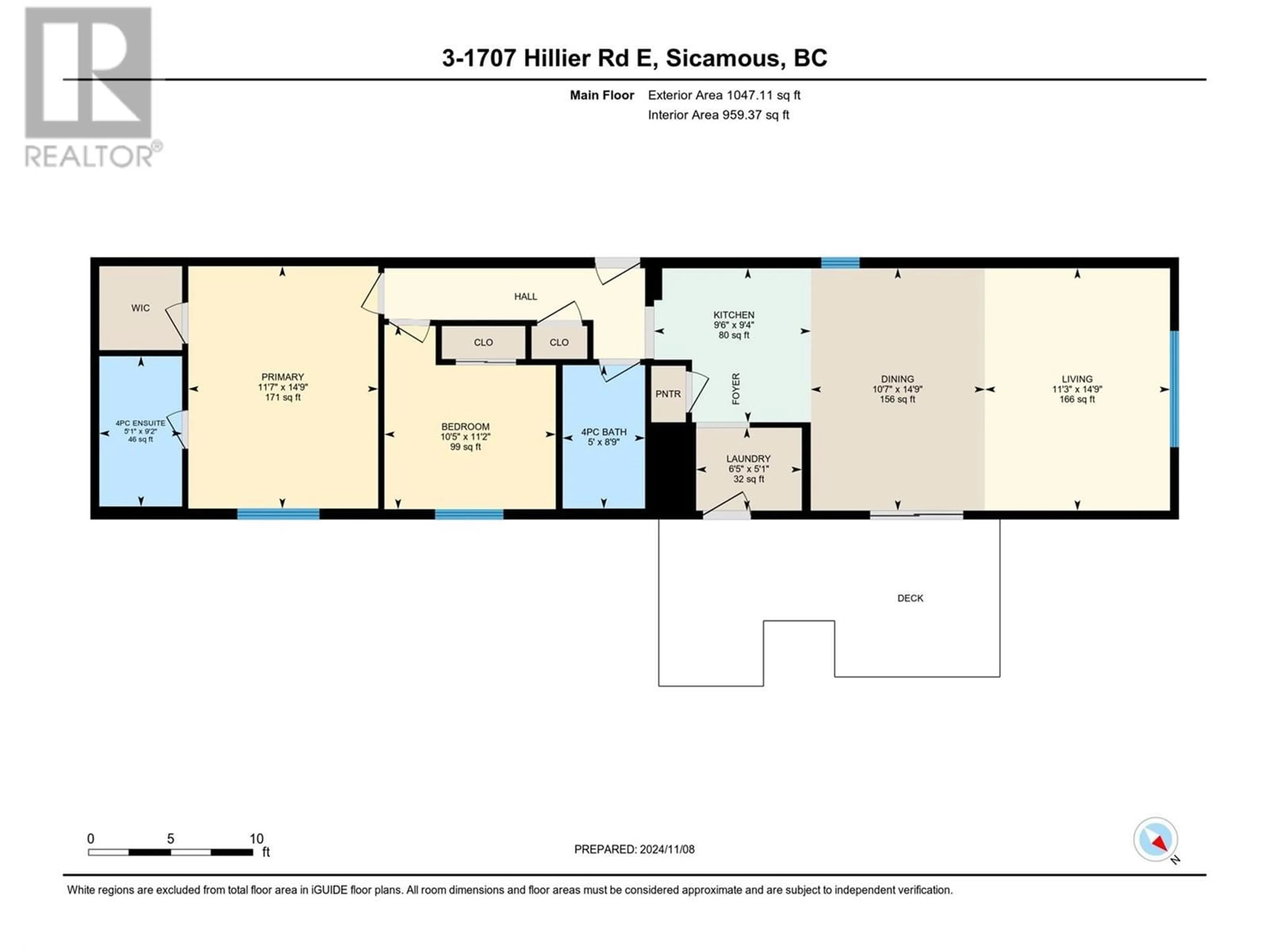 Floor plan for 1707 Hillier Road E Unit# 3, Sicamous British Columbia V0E2V4