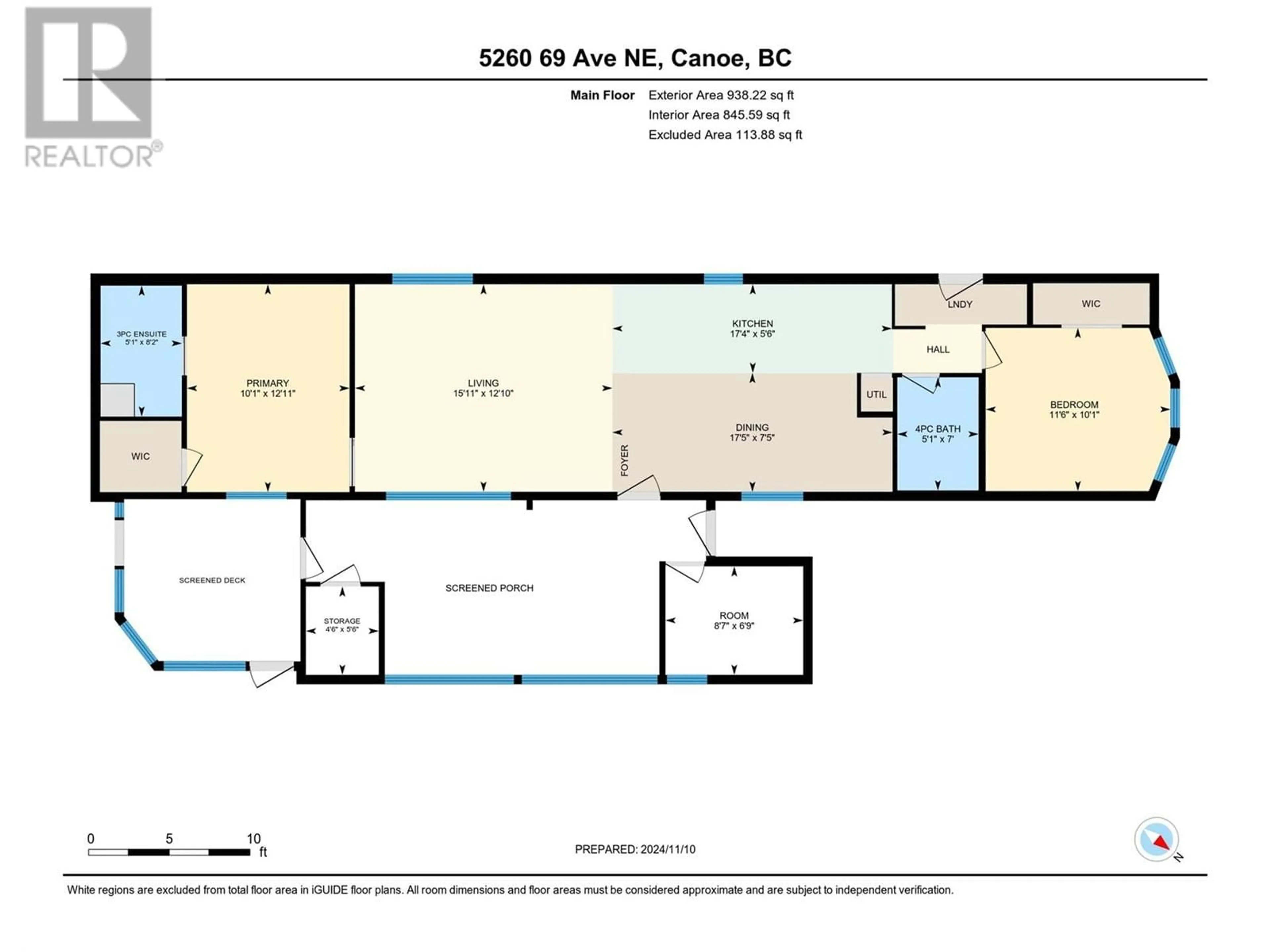 Floor plan for 5260 69 Avenue NE, Salmon Arm British Columbia V0E1K0