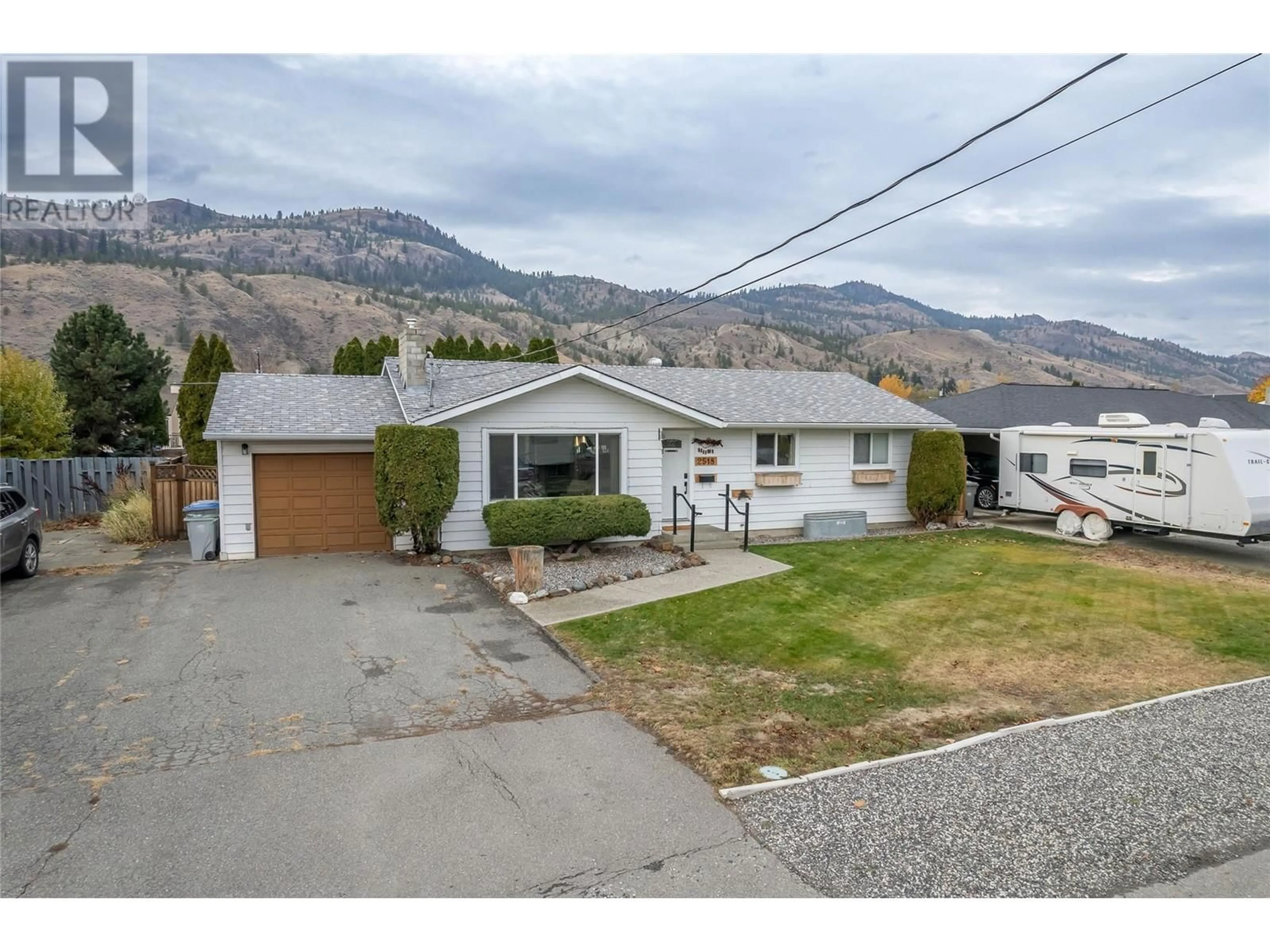 Frontside or backside of a home, the street view for 2518 PARTRIDGE Drive, Kamloops British Columbia V2B6W1