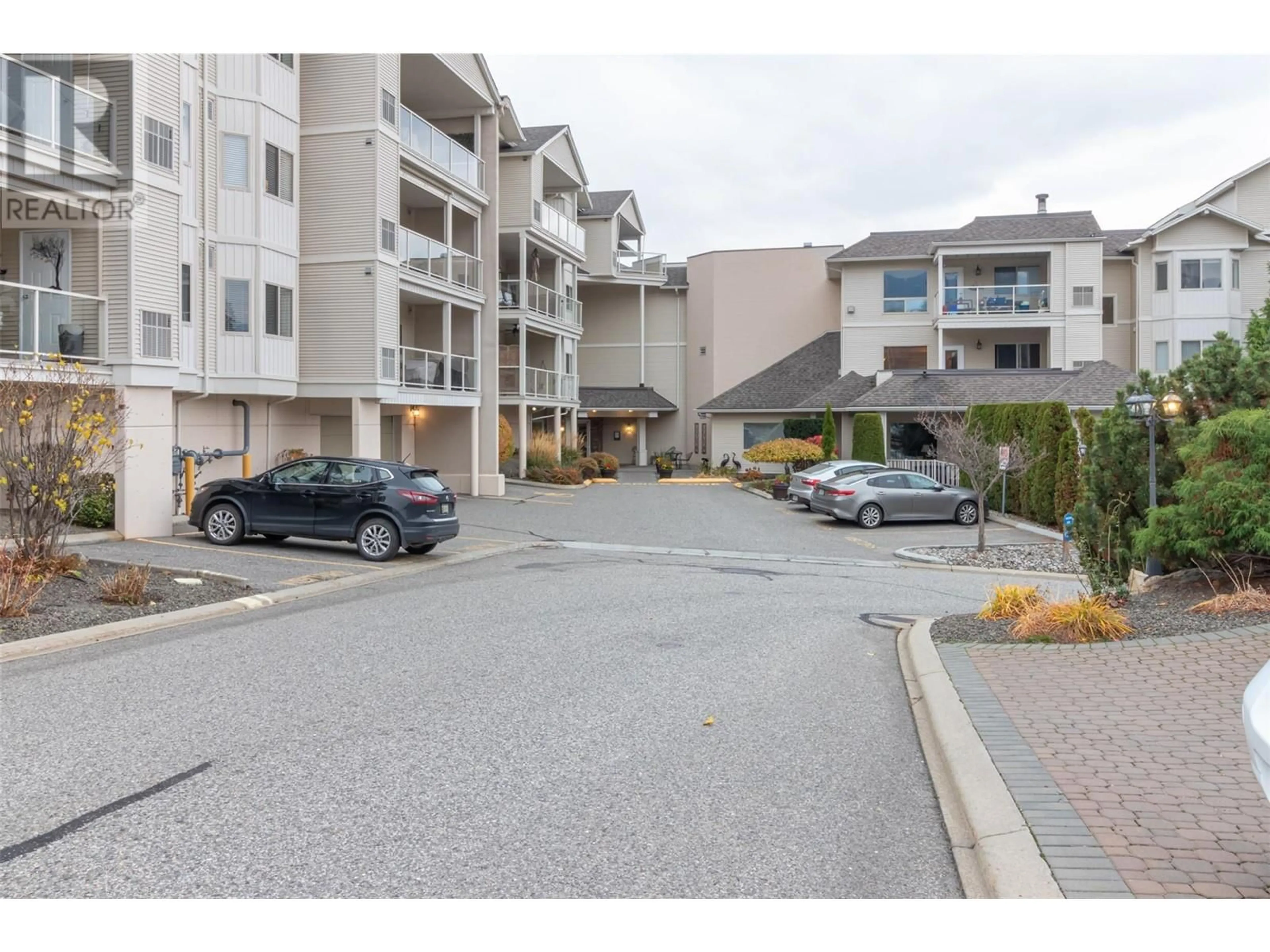 A pic from exterior of the house or condo, the street view for 2100 Boucherie Road Unit# 316, West Kelowna British Columbia V4T2X1