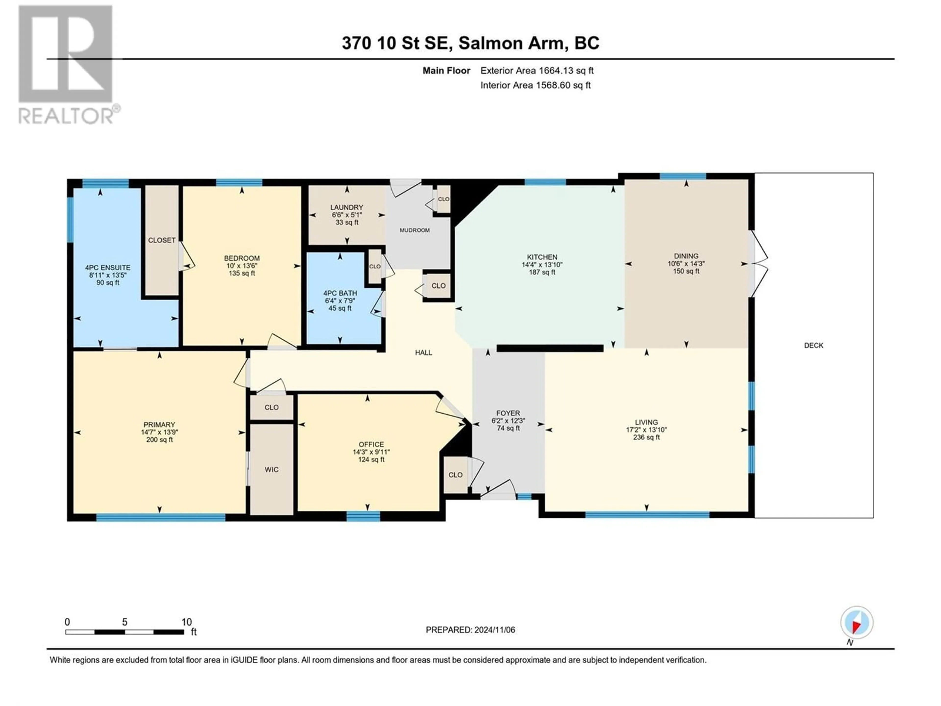 Floor plan for 350 & 370 10 Street SE Lot# Lots 3 & 4, Salmon Arm British Columbia V1E4J6