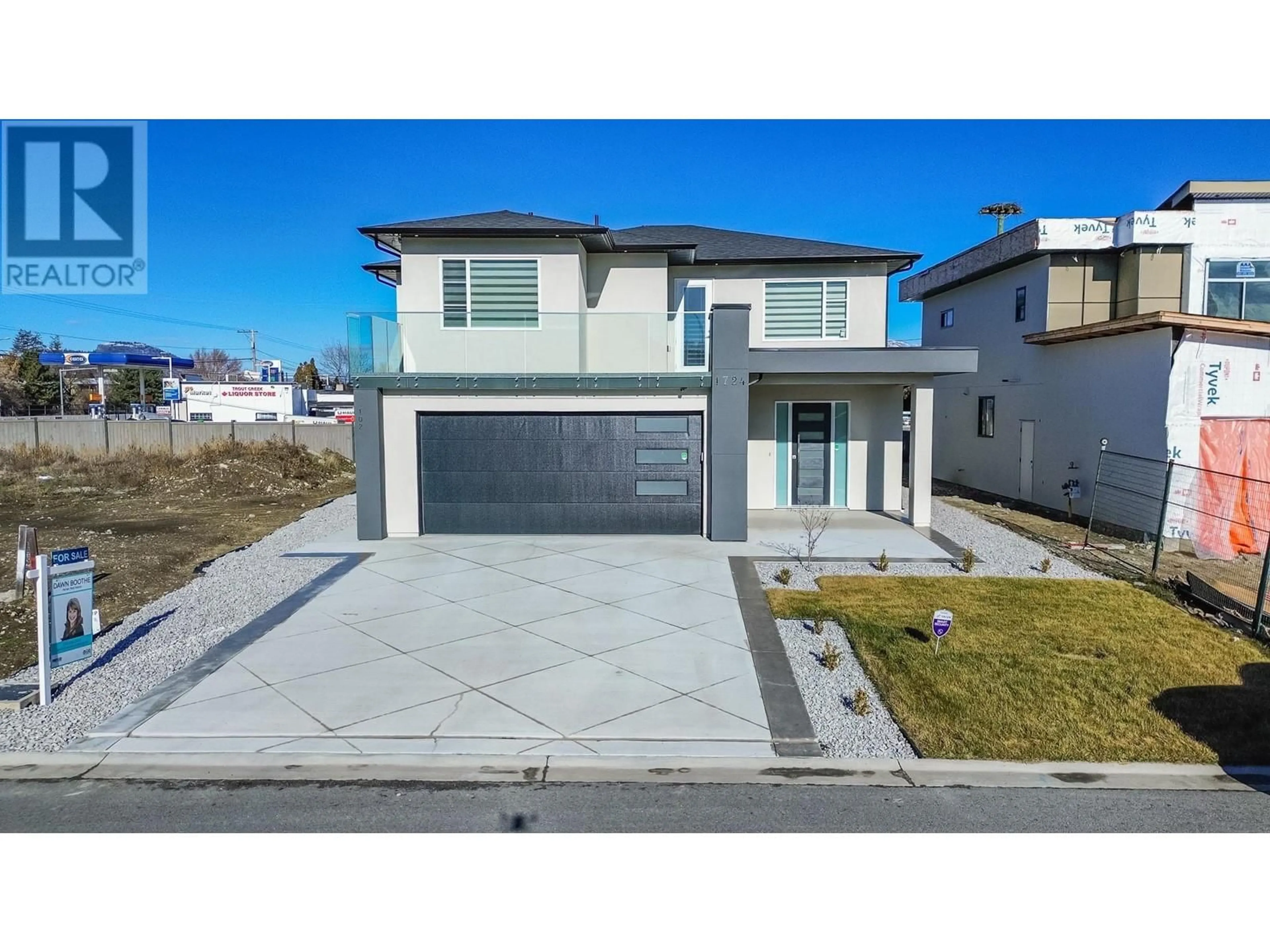 Frontside or backside of a home, the street view for 1724 Treffry Place, Summerland British Columbia V0H1Z9