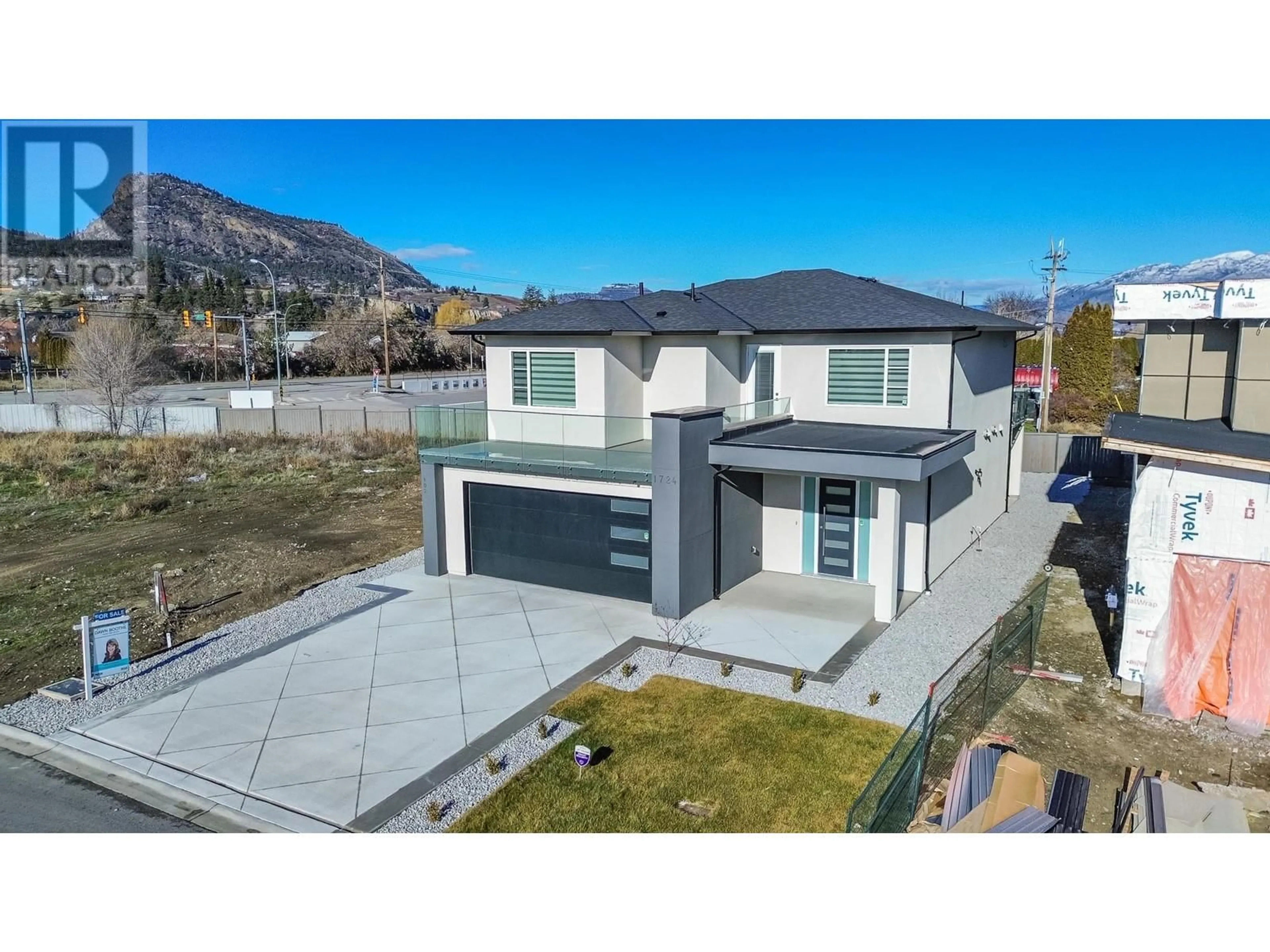 Frontside or backside of a home, the street view for 1724 Treffry Place, Summerland British Columbia V0H1Z9