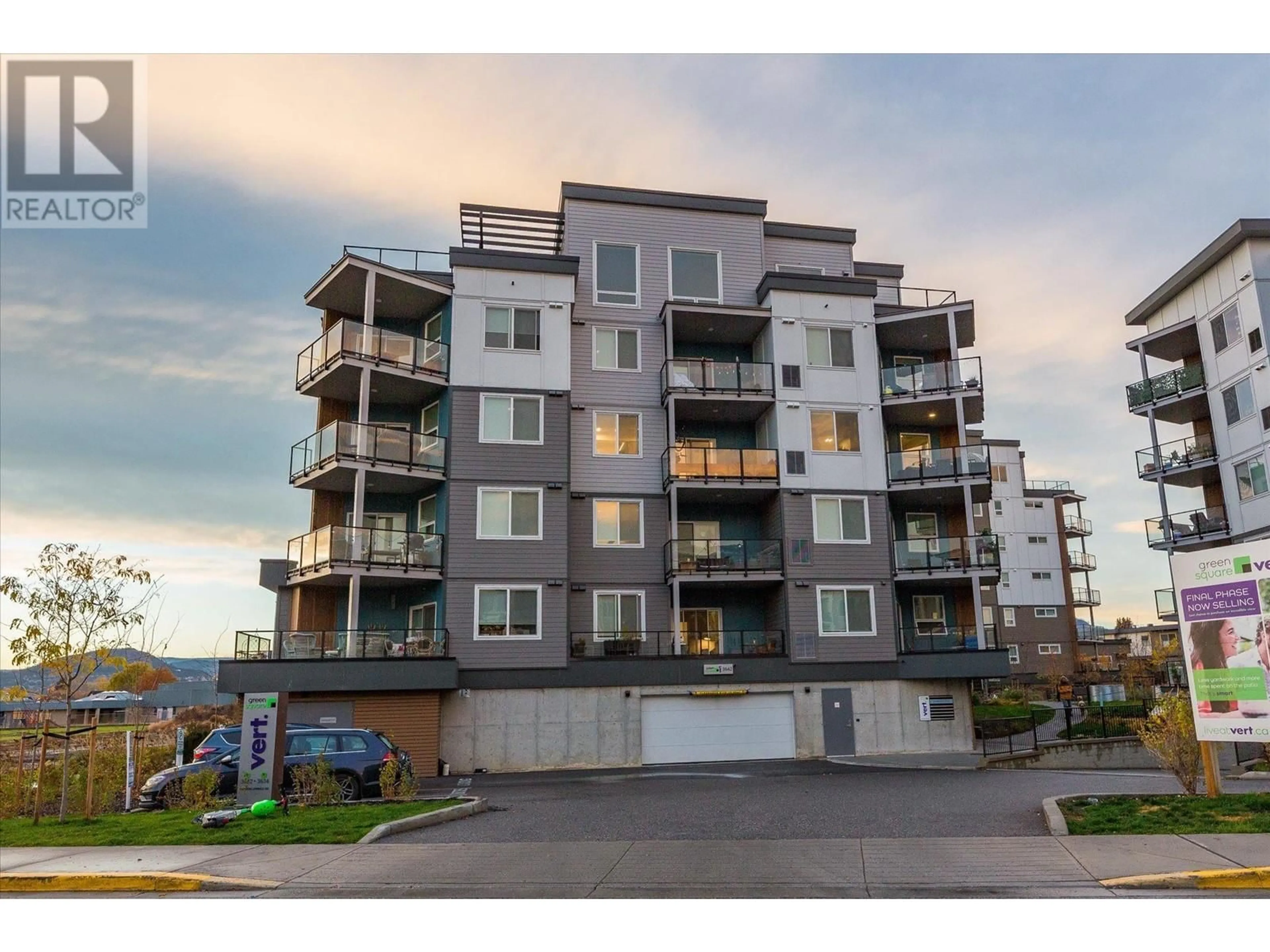 A pic from exterior of the house or condo, the street view for 3642 Mission Springs Drive Unit# 401C, Kelowna British Columbia V1W0E1