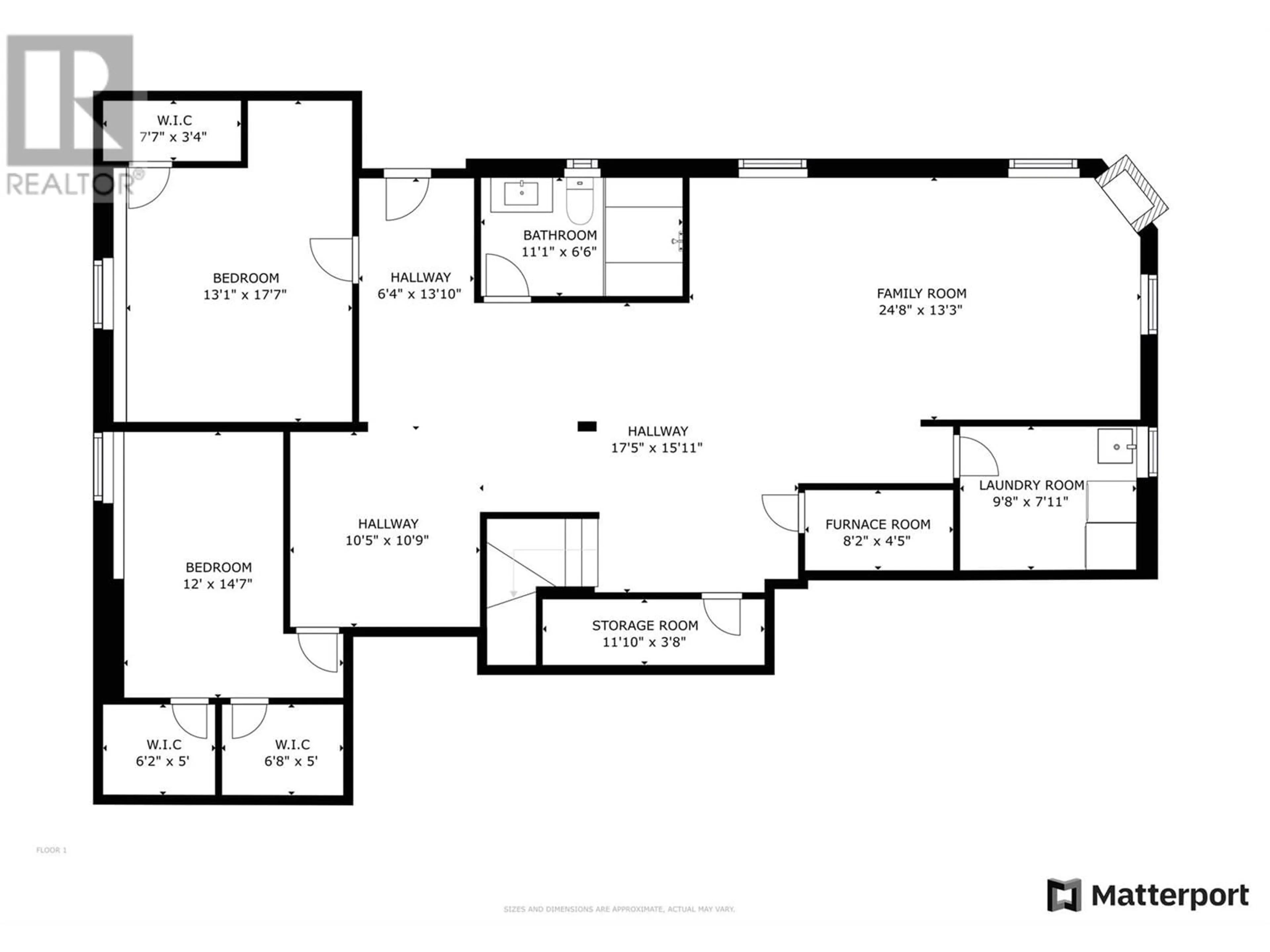 Floor plan for 565 San Cabrio Court, Kelowna British Columbia V1V1S8